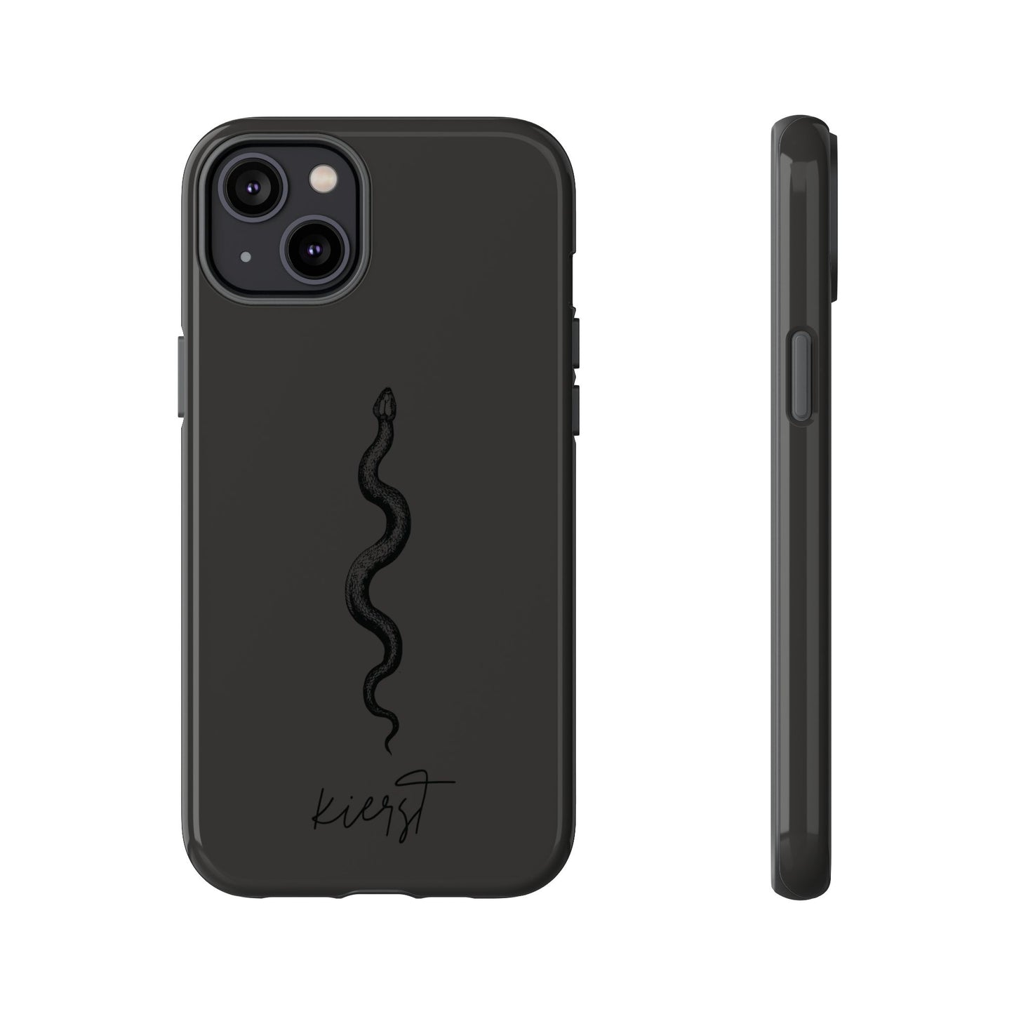 Long Black Snake iPhone Case | Subtle Edge, Quiet Power