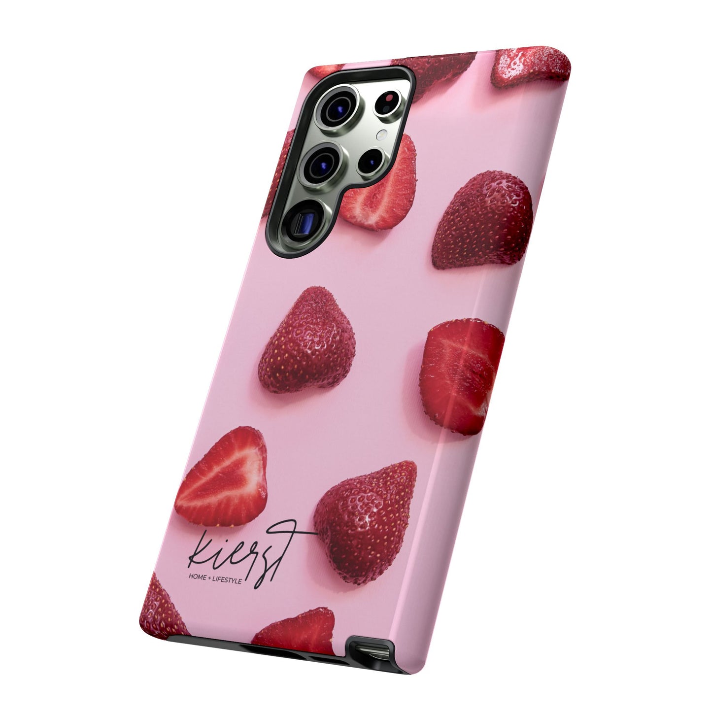 Strawberries Samsung Galaxy Phone Case | A Juicy Pop of Playfulness Meets Polished Design