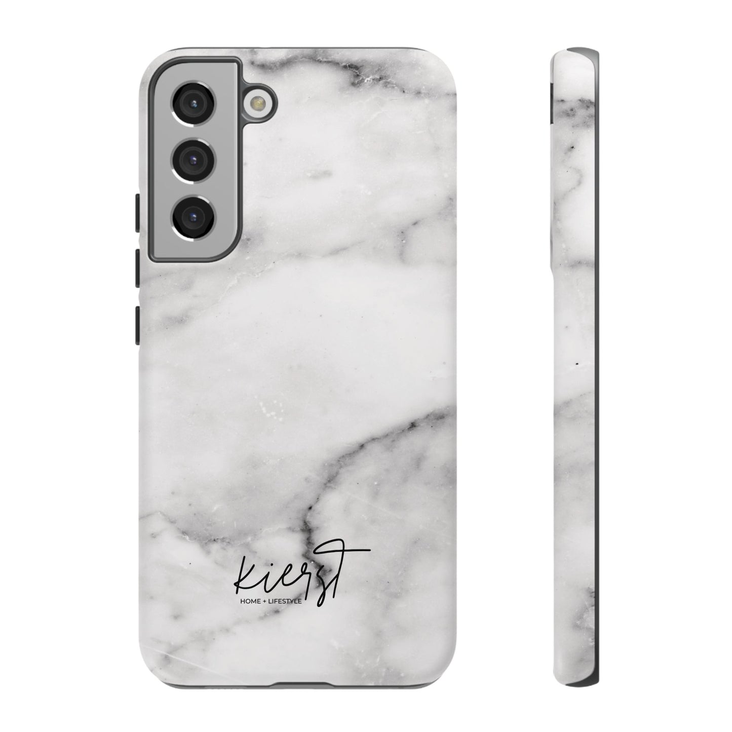 Lived-In White and Grey Marble Samsung Galaxy Case | Soft Strength, Redefined