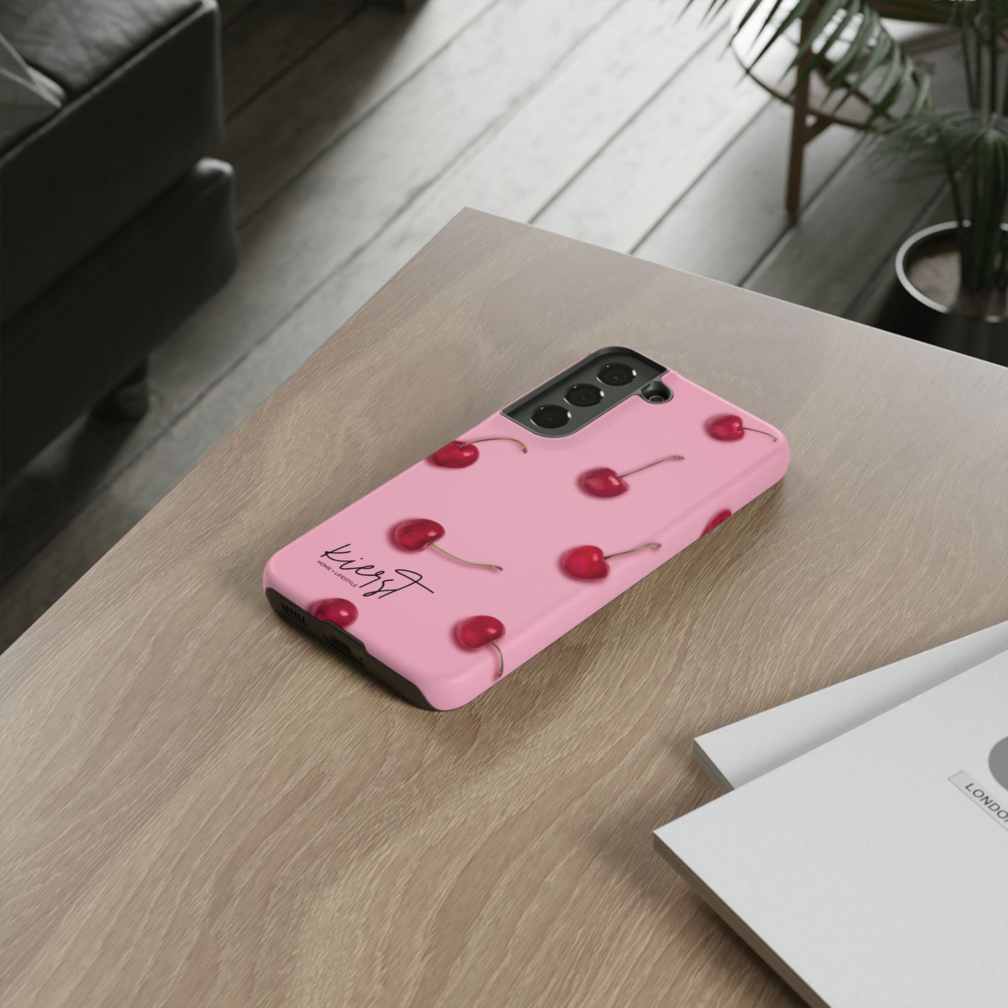 Cherries Samsung Galaxy Phone Case | Sweet Meets Sophisticated in This Standout Cover
