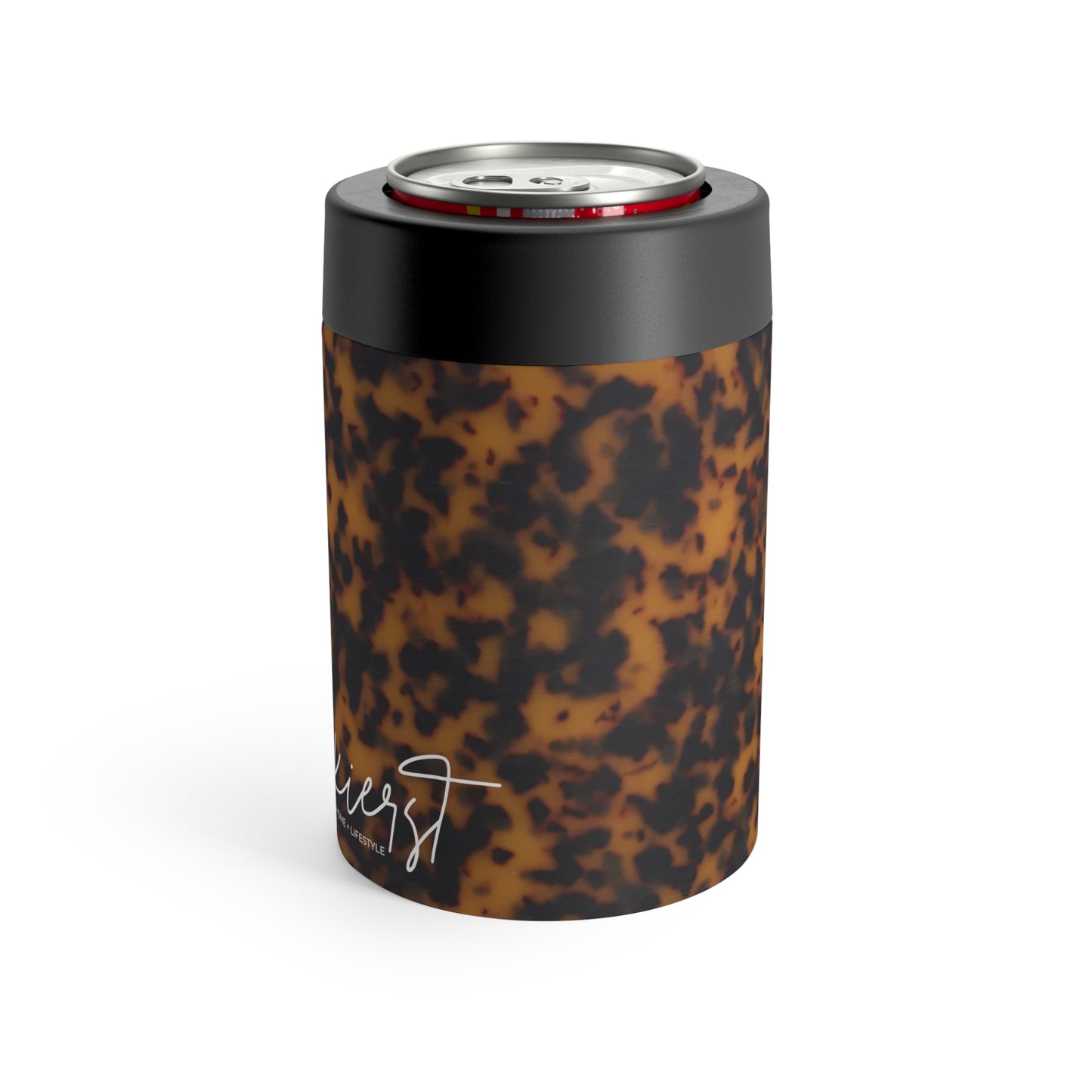 Tortoise Print Can Holder – Classic Pattern, Elevated Utility