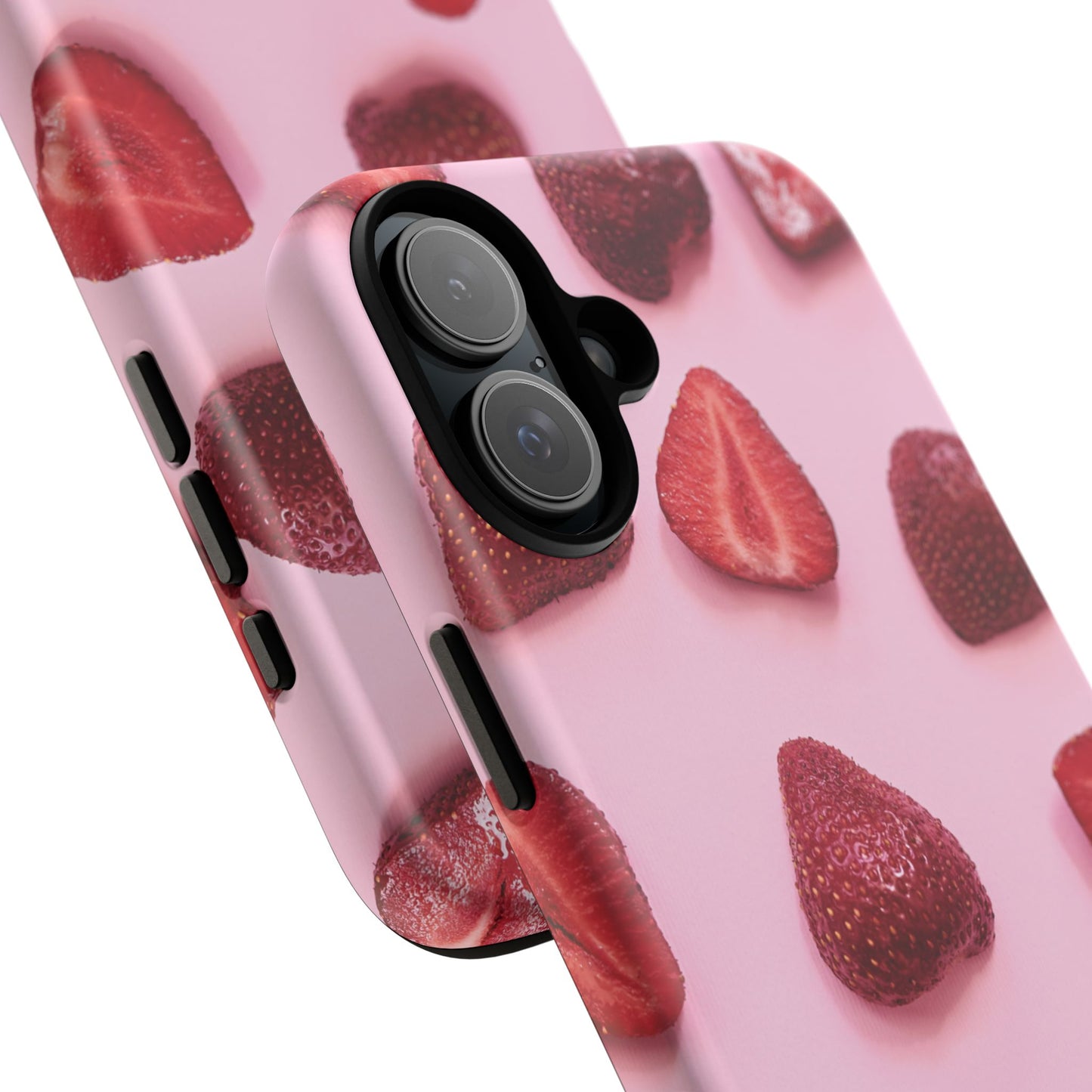 Strawberries iPhone Case | A Sweet Statement Rooted in Soft Luxury