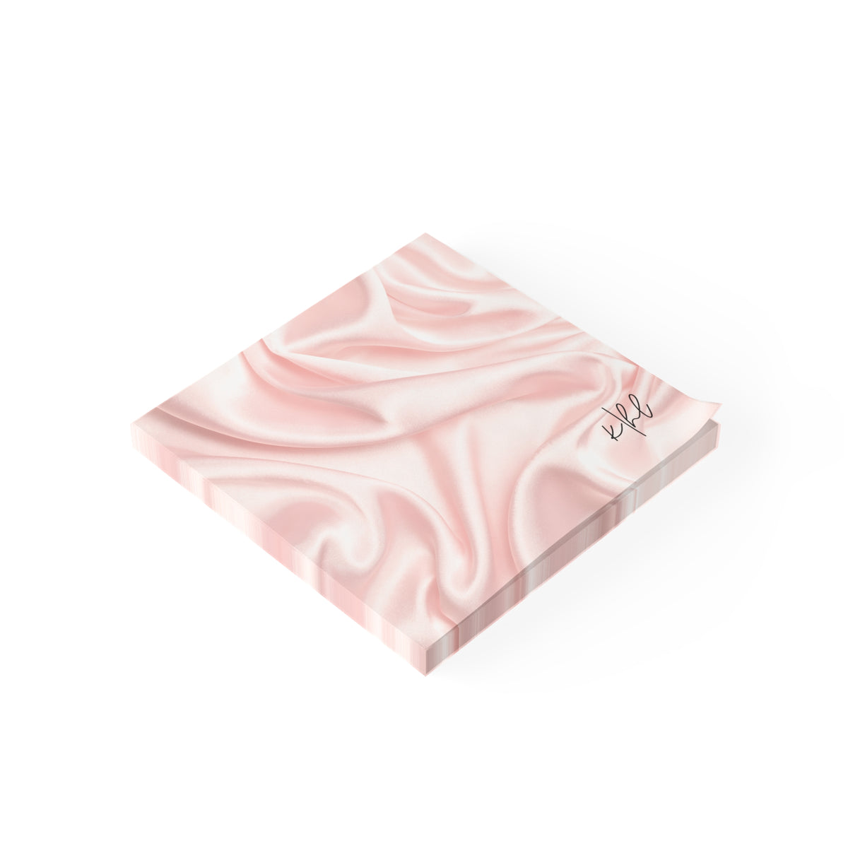 Pink Silk Striped Post-it® Note Pad