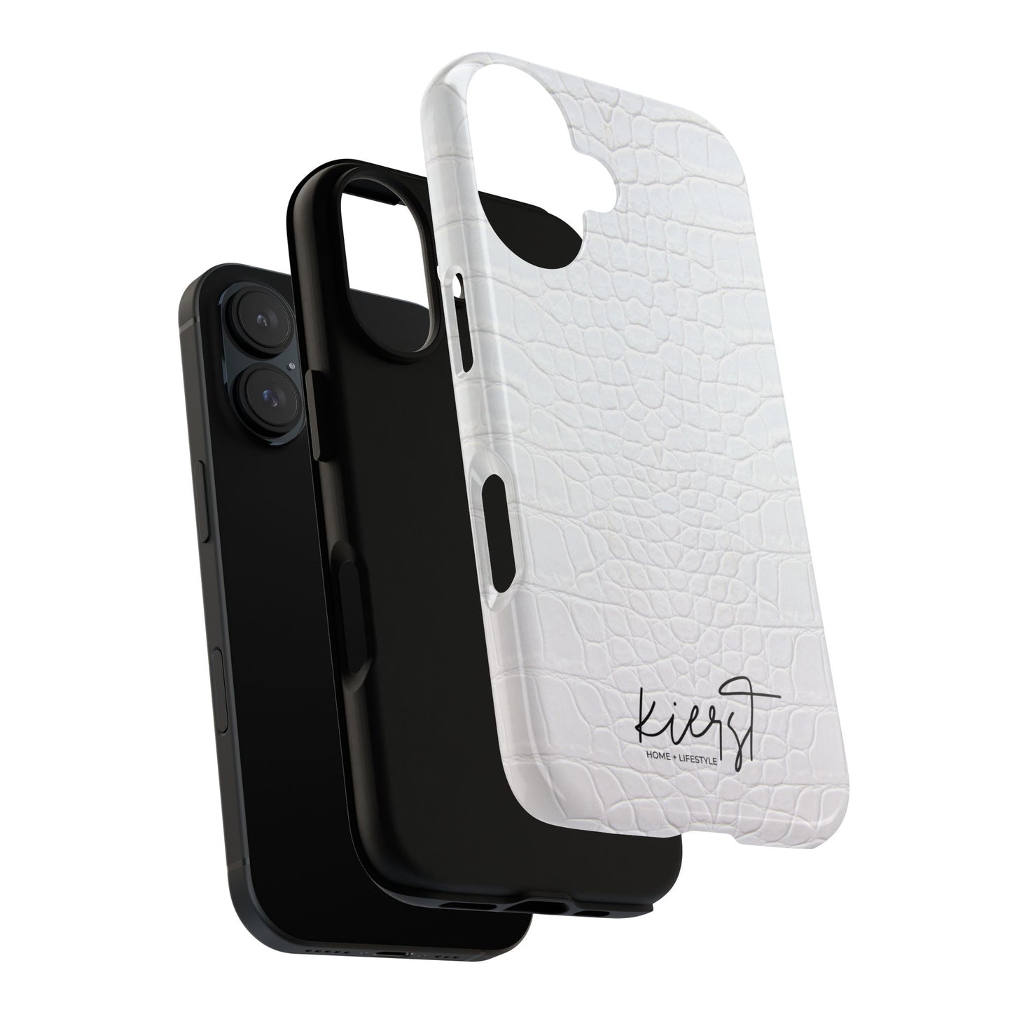 White Alligator iPhone Case | Minimal, Crisp, and Effortlessly Elevated