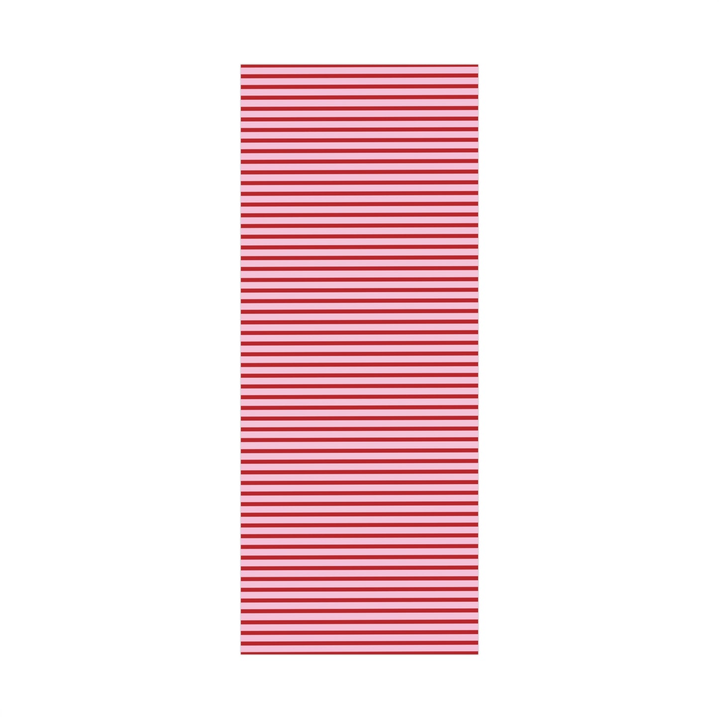 Pink and Red Horizontal Striped Wrapping paper