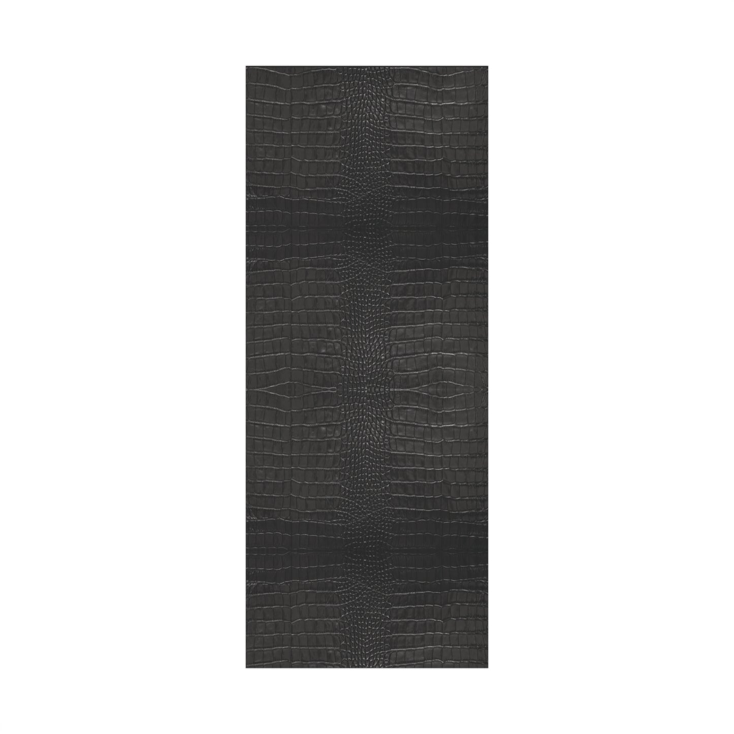 Black Alligator Print Gift Wrapping Paper