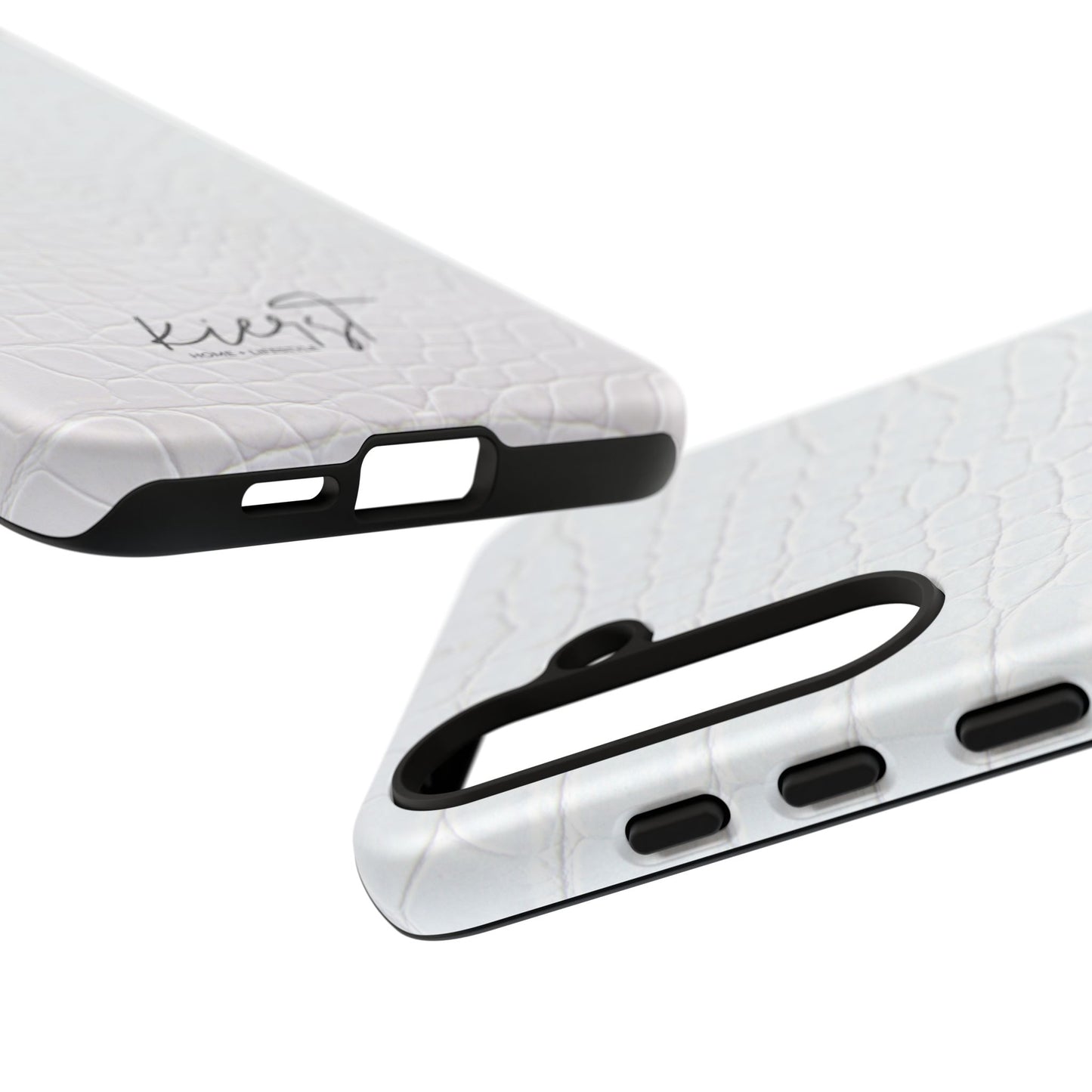 White Alligator Samsung Galaxy Case | Classic Texture Meets Modern Edge