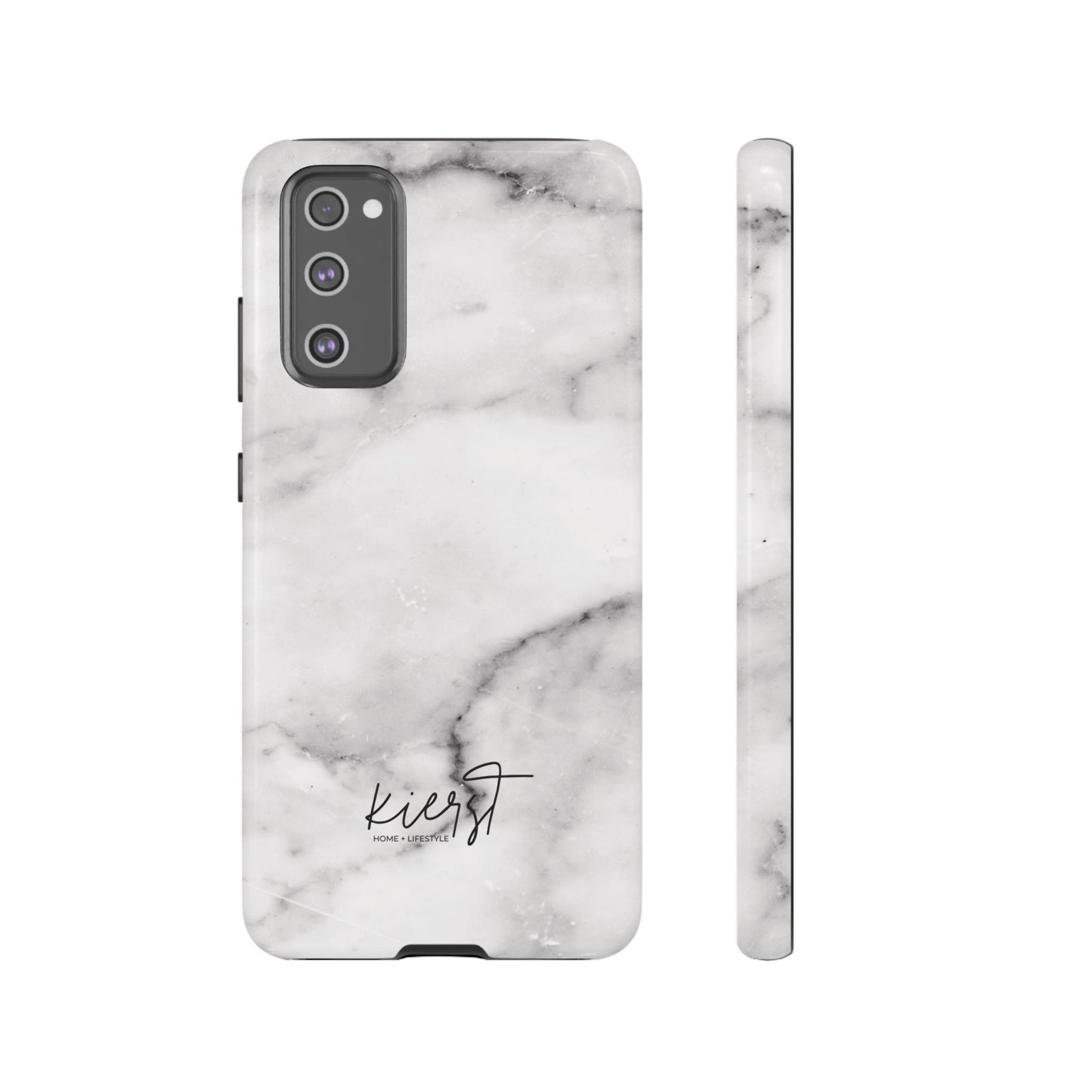 Lived-In White and Grey Marble Samsung Galaxy Case | Soft Strength, Redefined