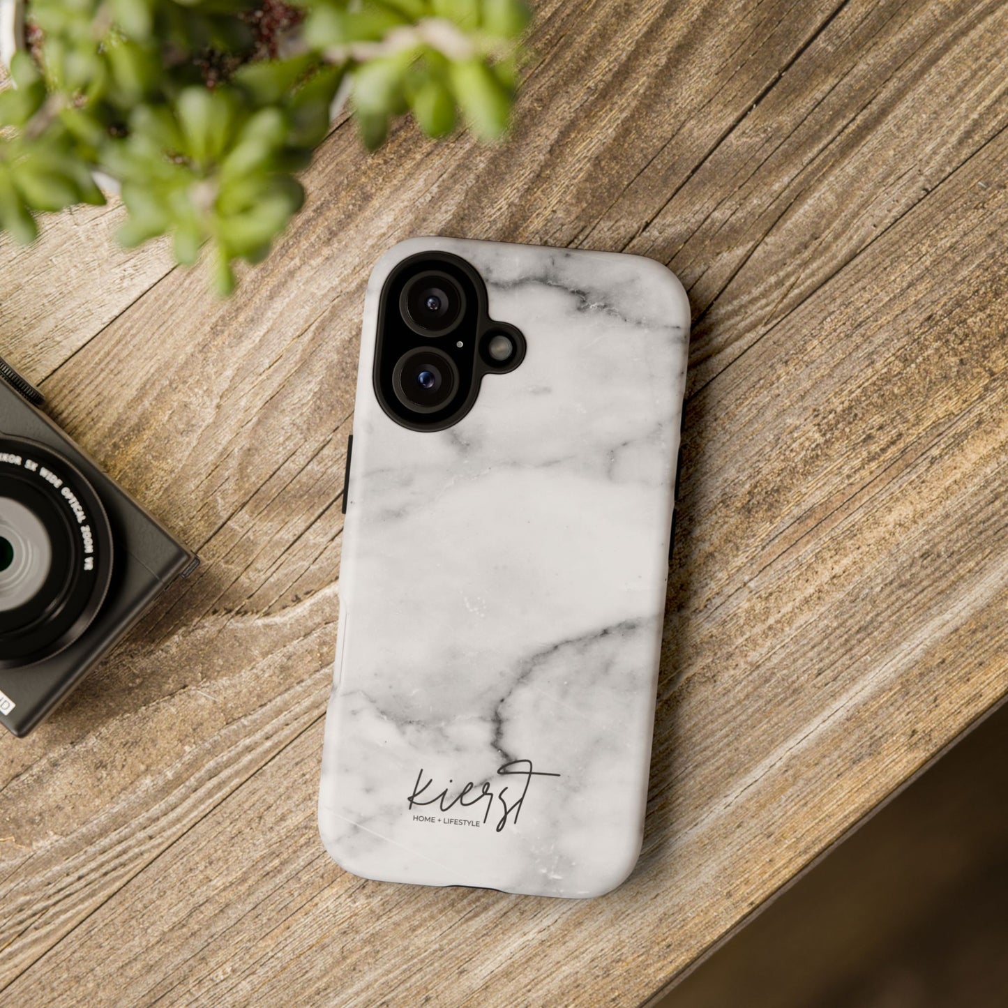 Lived-In White and Grey Marble iPhone Case | Curated Calm, Captured in Marble