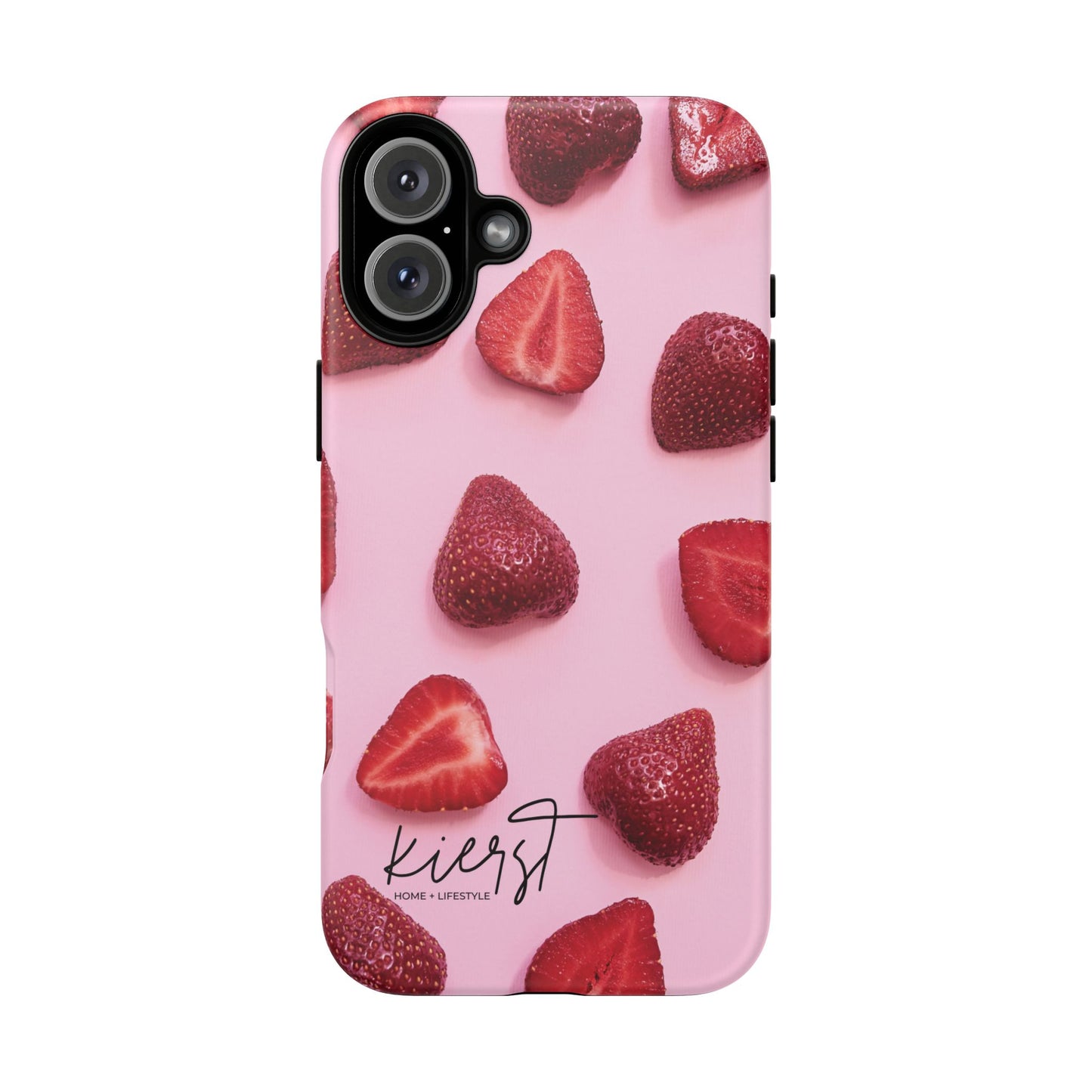 Strawberries iPhone Case | A Sweet Statement Rooted in Soft Luxury