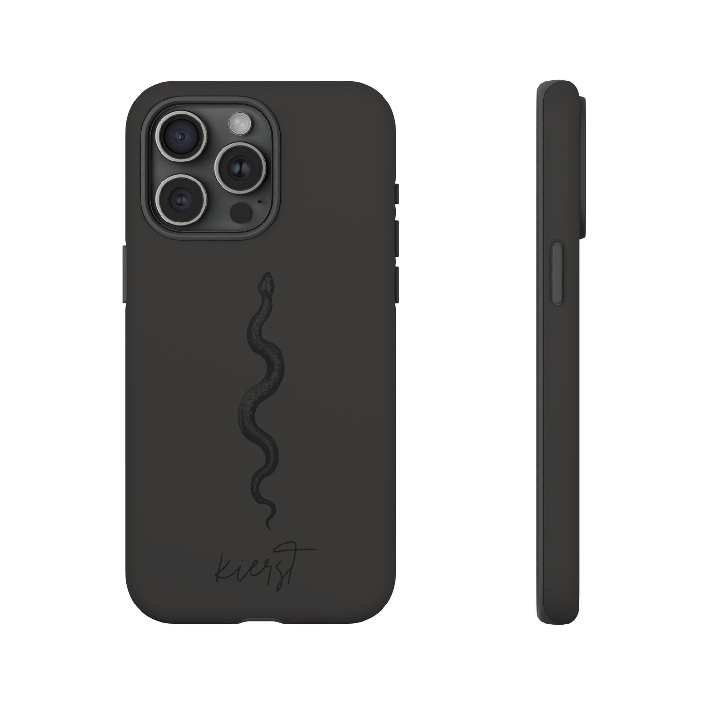 Long Black Snake iPhone Case | Subtle Edge, Quiet Power