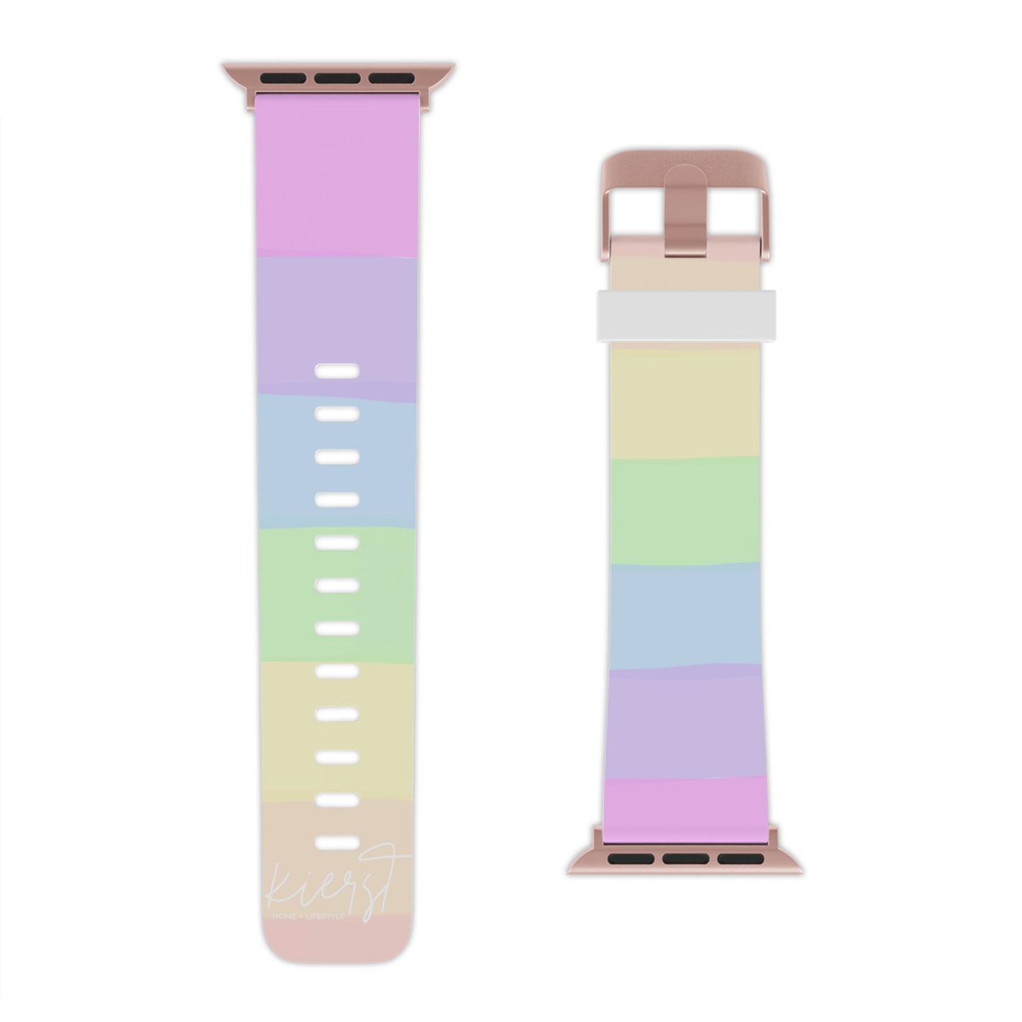 Pastel Rainbow Apple Watch Band – Soft Hues, Bold Energy