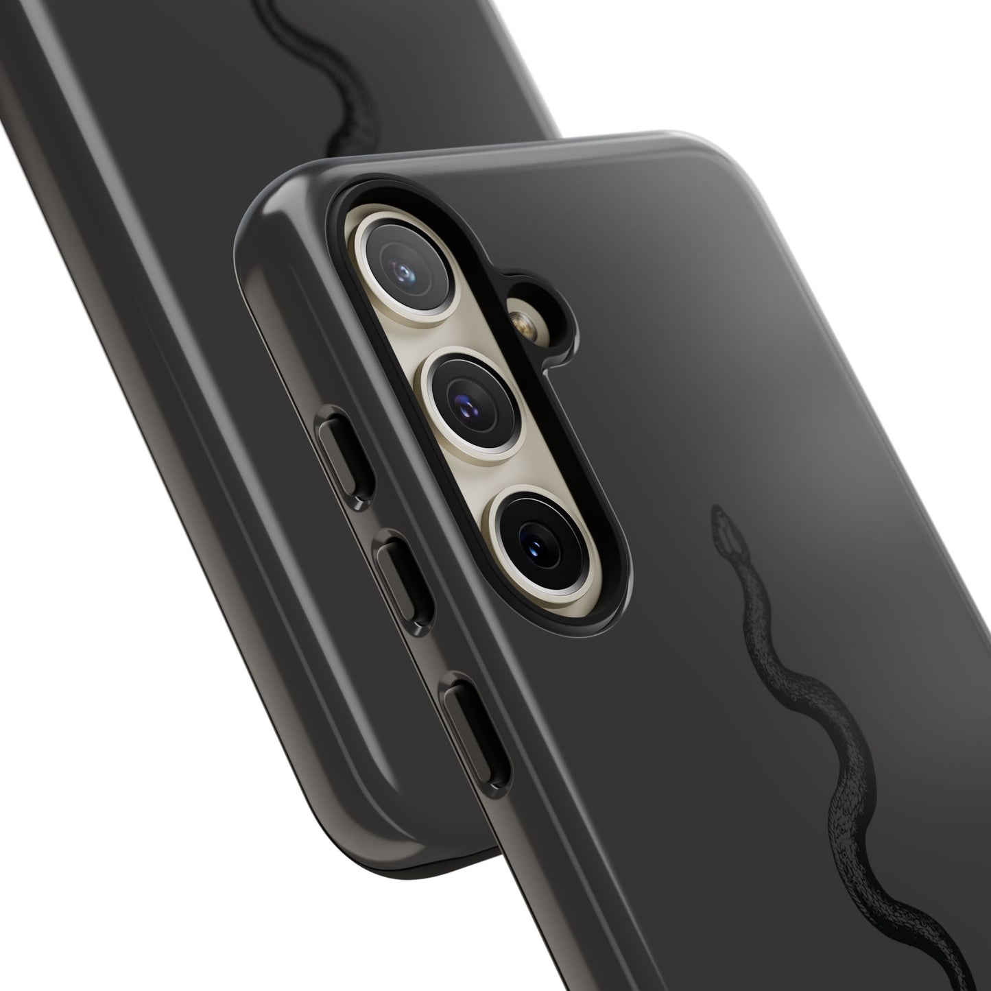 Long Black Snake Samsung Galaxy Phone Case | Power In The Subtleties
