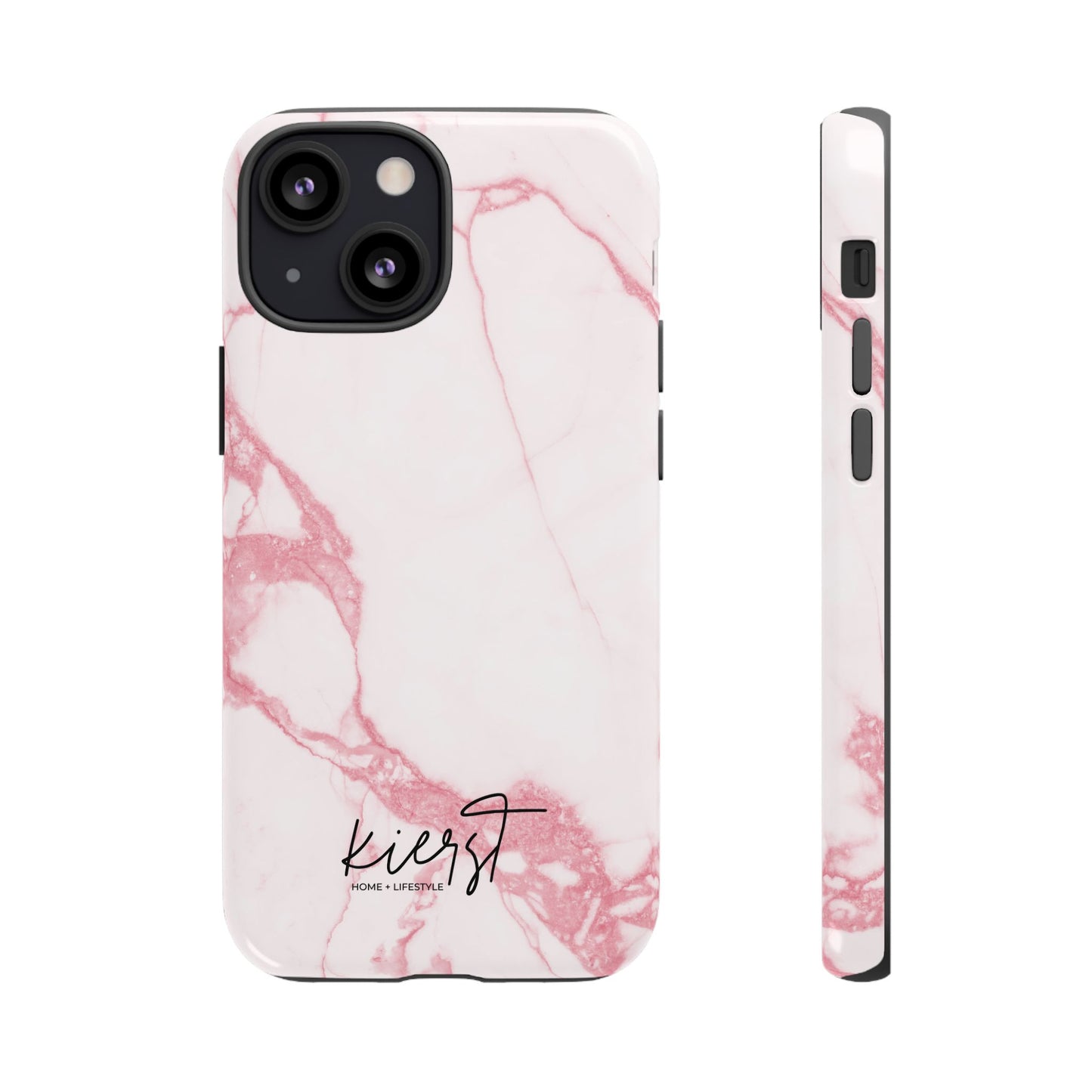 Pink & White Marble iPhone Case | Classic Elegance, Feminine Twist