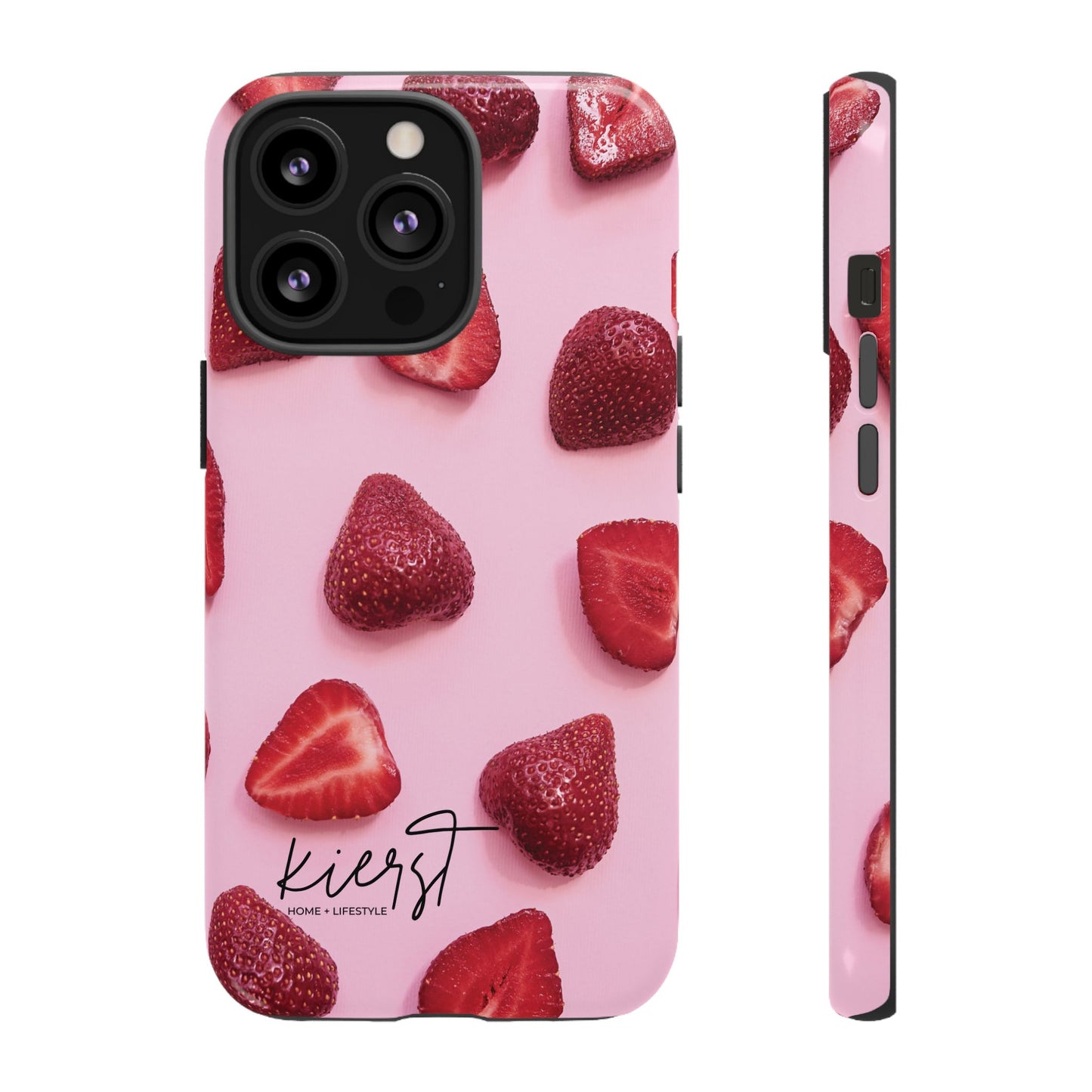 Strawberries iPhone Case | A Sweet Statement Rooted in Soft Luxury