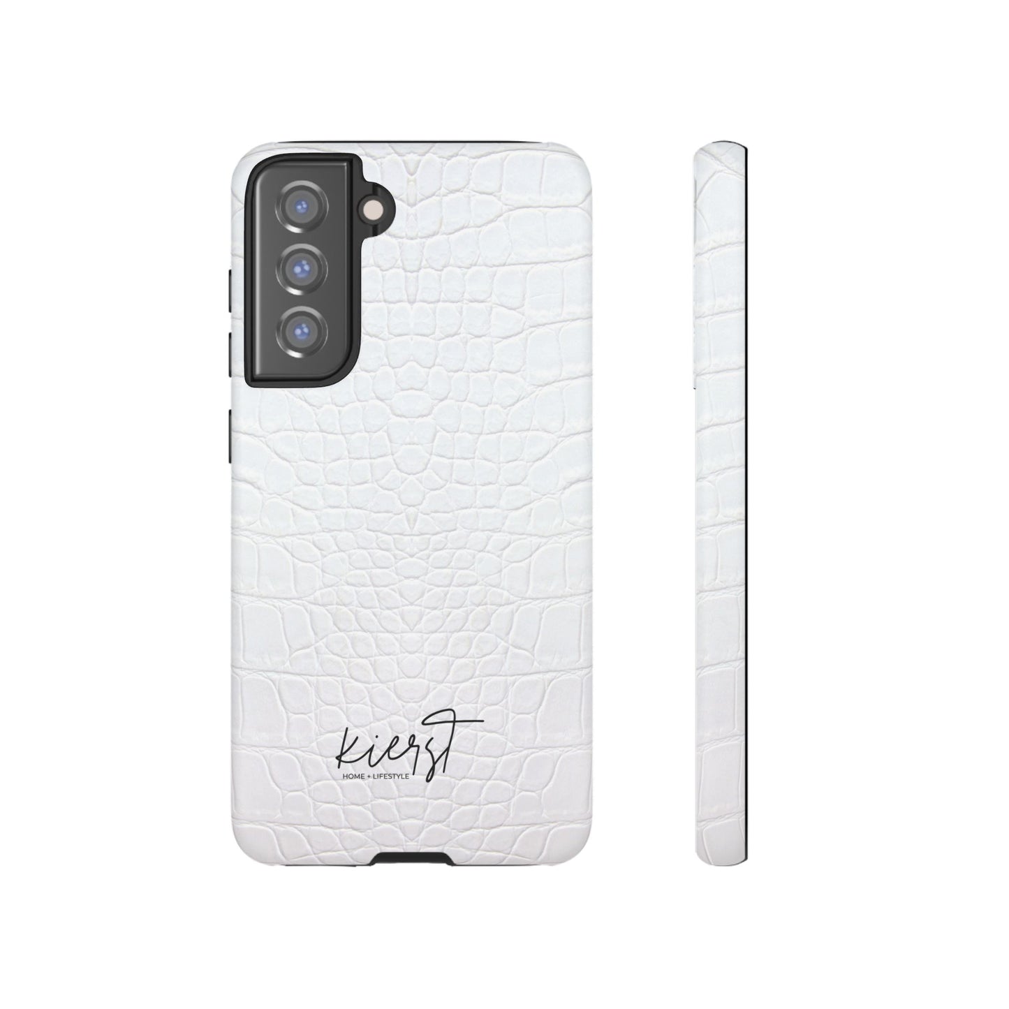 White Alligator Samsung Galaxy Case | Classic Texture Meets Modern Edge
