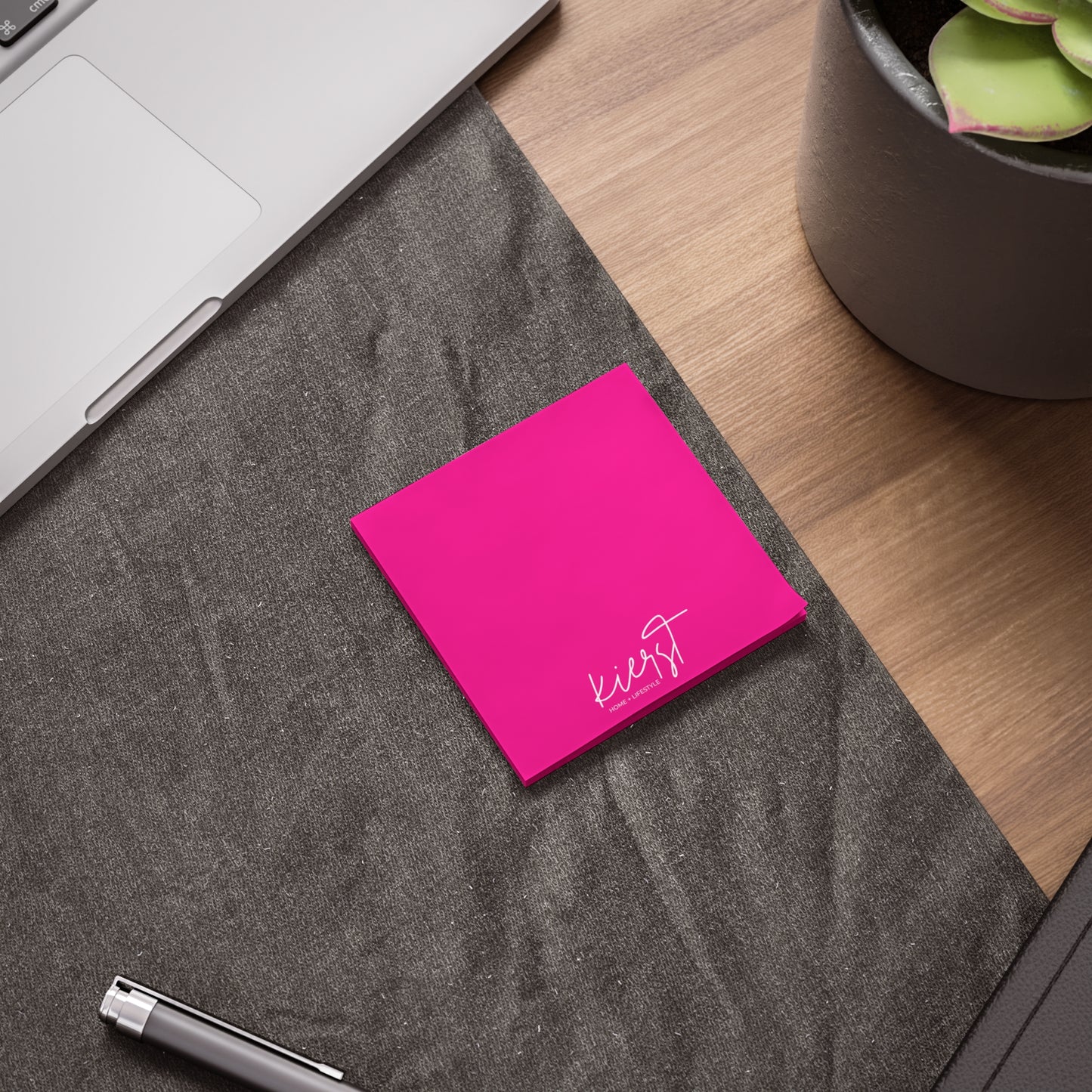 kierst Signature Hot Pink Post-it® Note Pad | Vibrant Sticky Notes for Bold Desks