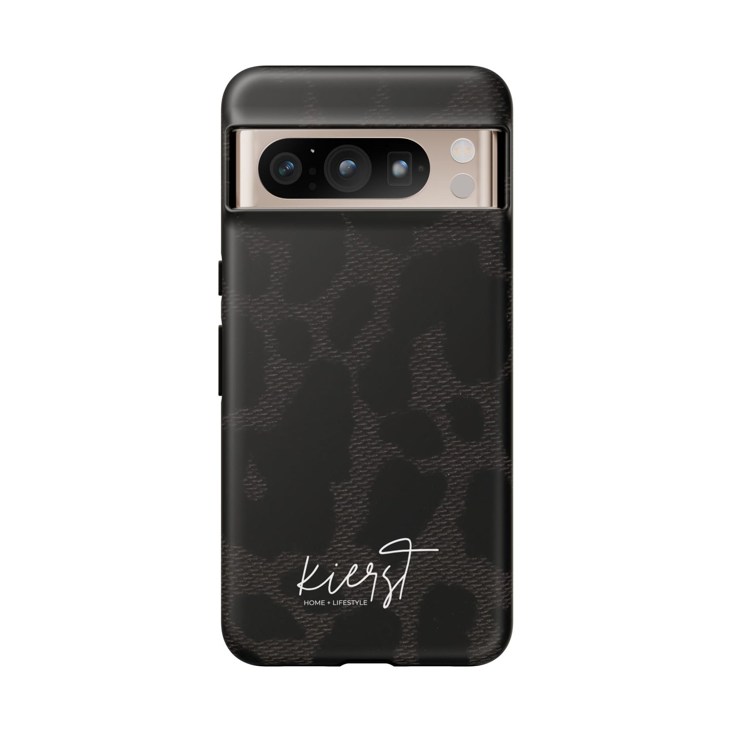 Black Leopard Google Pixel Phone Case | Striking Neutral, Wild Edge