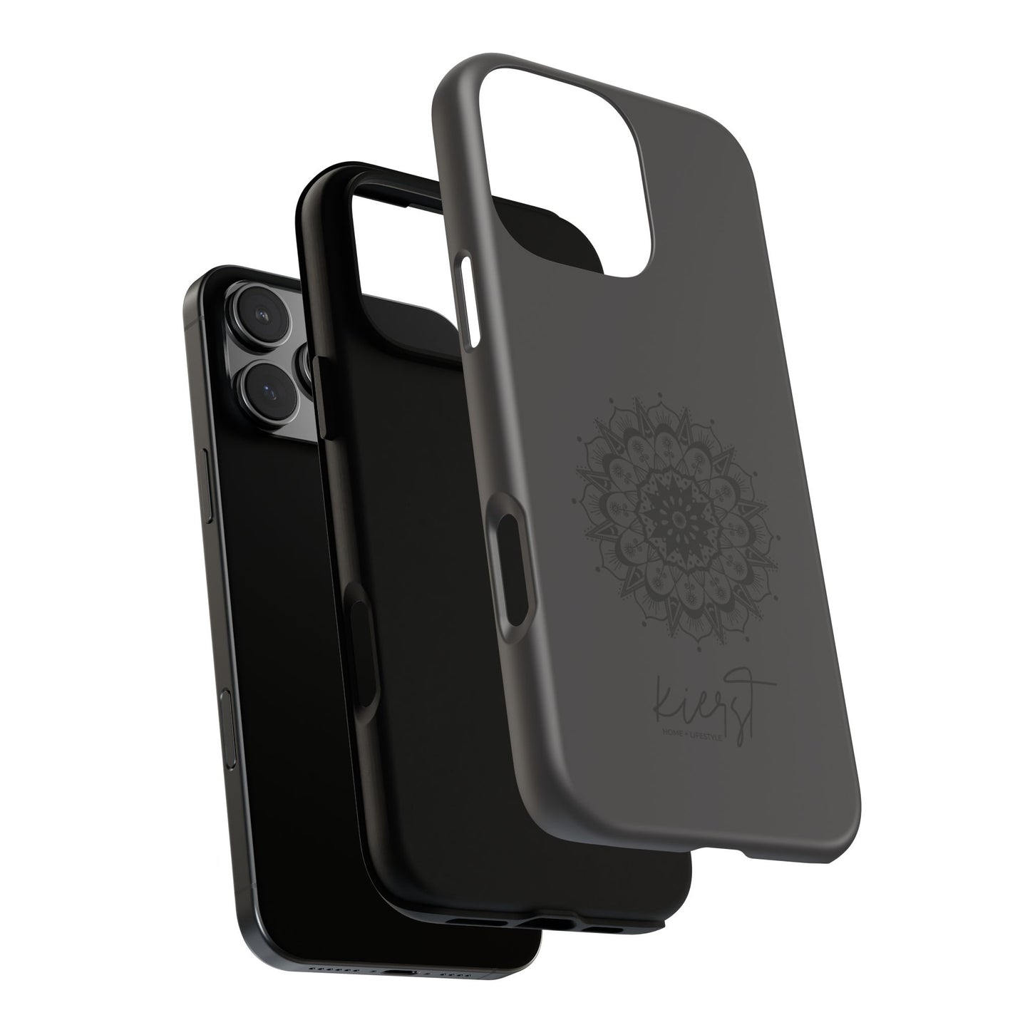 Black Mandala iPhone Case | Refined Calm in Every Curve