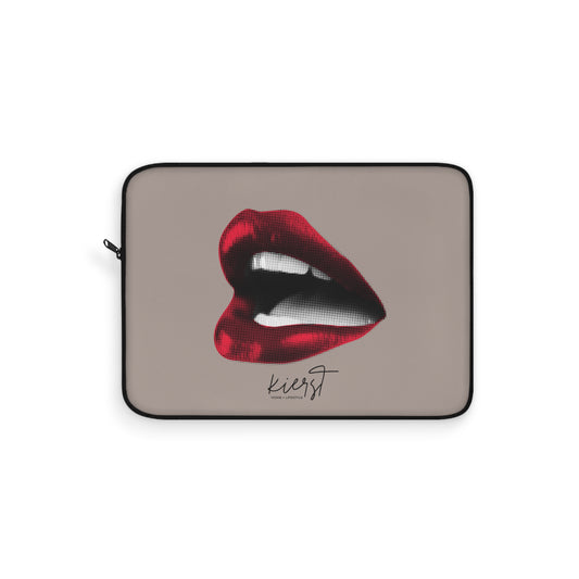 Vintage Red Lips Laptop Sleeve | Bold Glamour with a Retro Twist