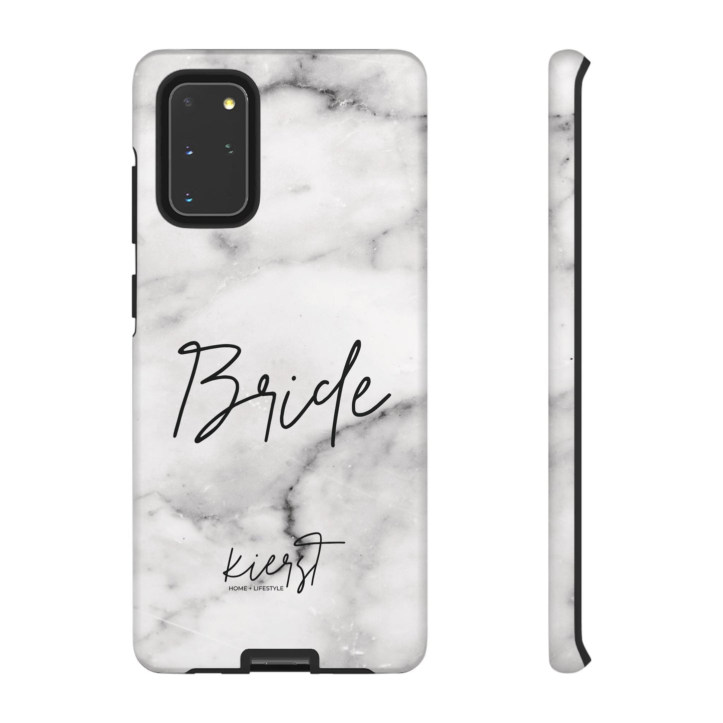 Bride Lived-In White and Grey Marble Samsung Galaxy Phone Case