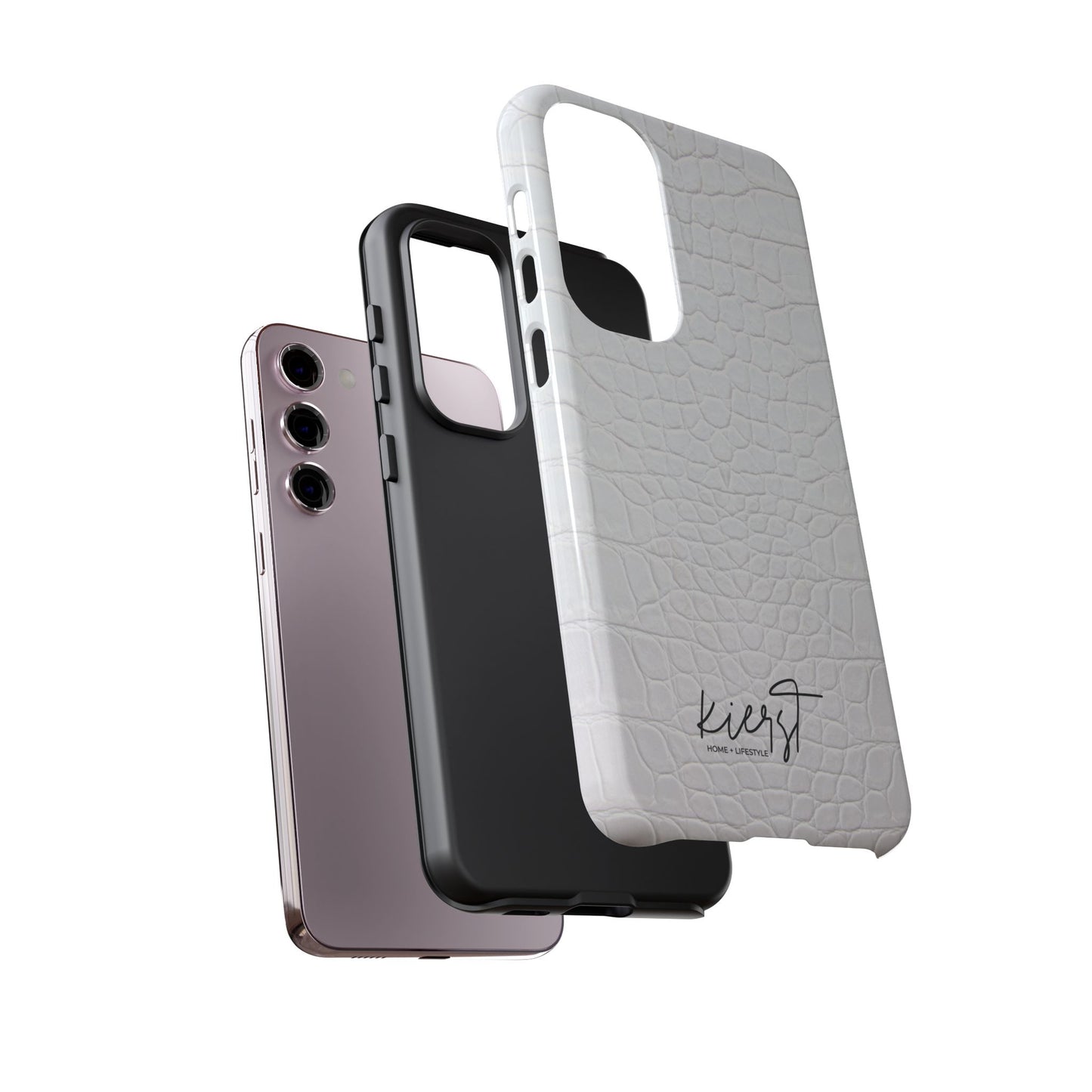 White Alligator Samsung Galaxy Case | Classic Texture Meets Modern Edge