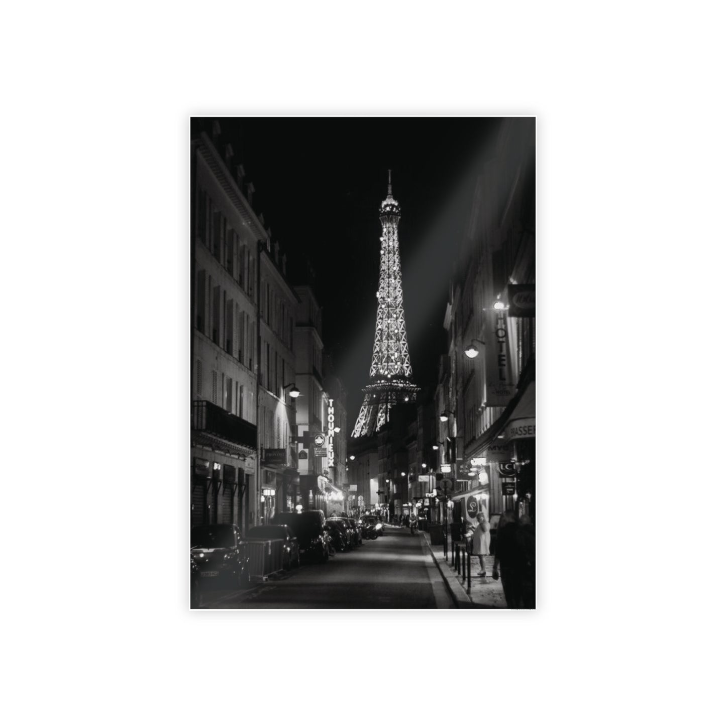 Dreaming of Paris Black & White Gloss Posters
