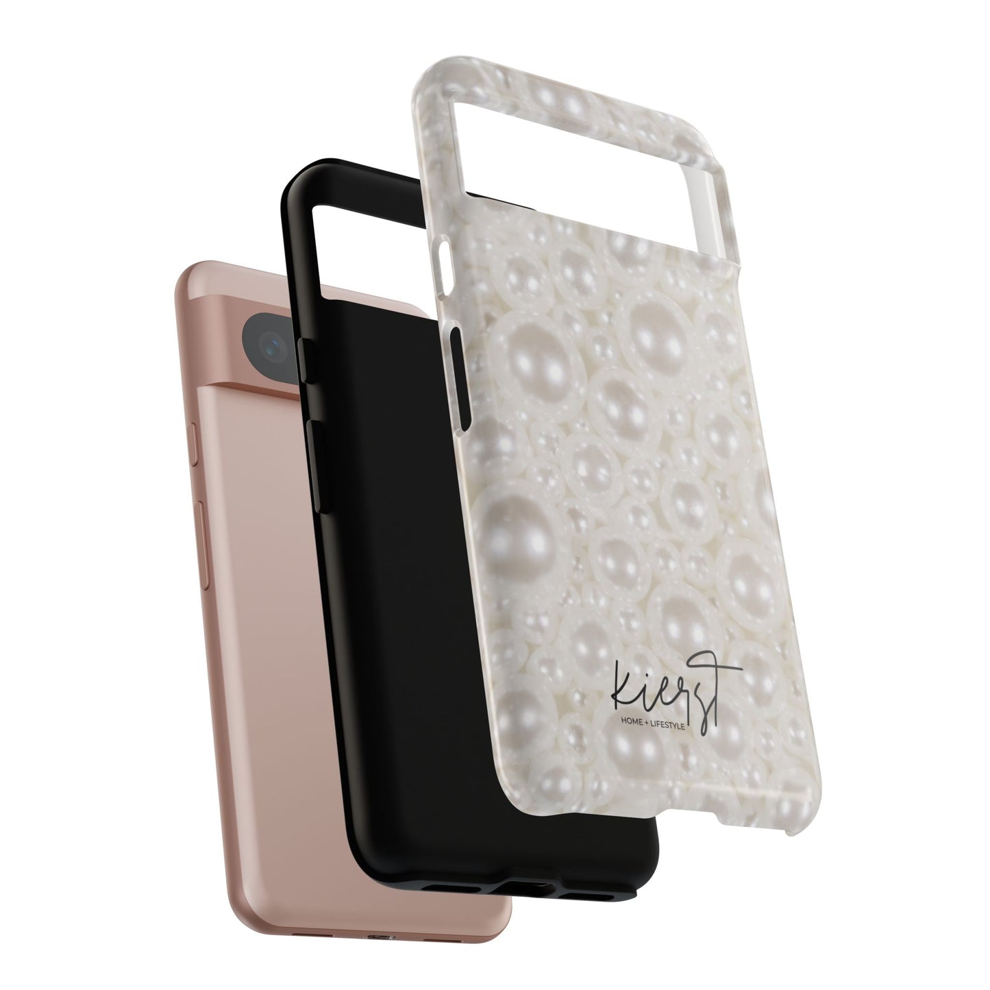 Various Pearls Google Pixel Case | Refined Shine Everyday Style