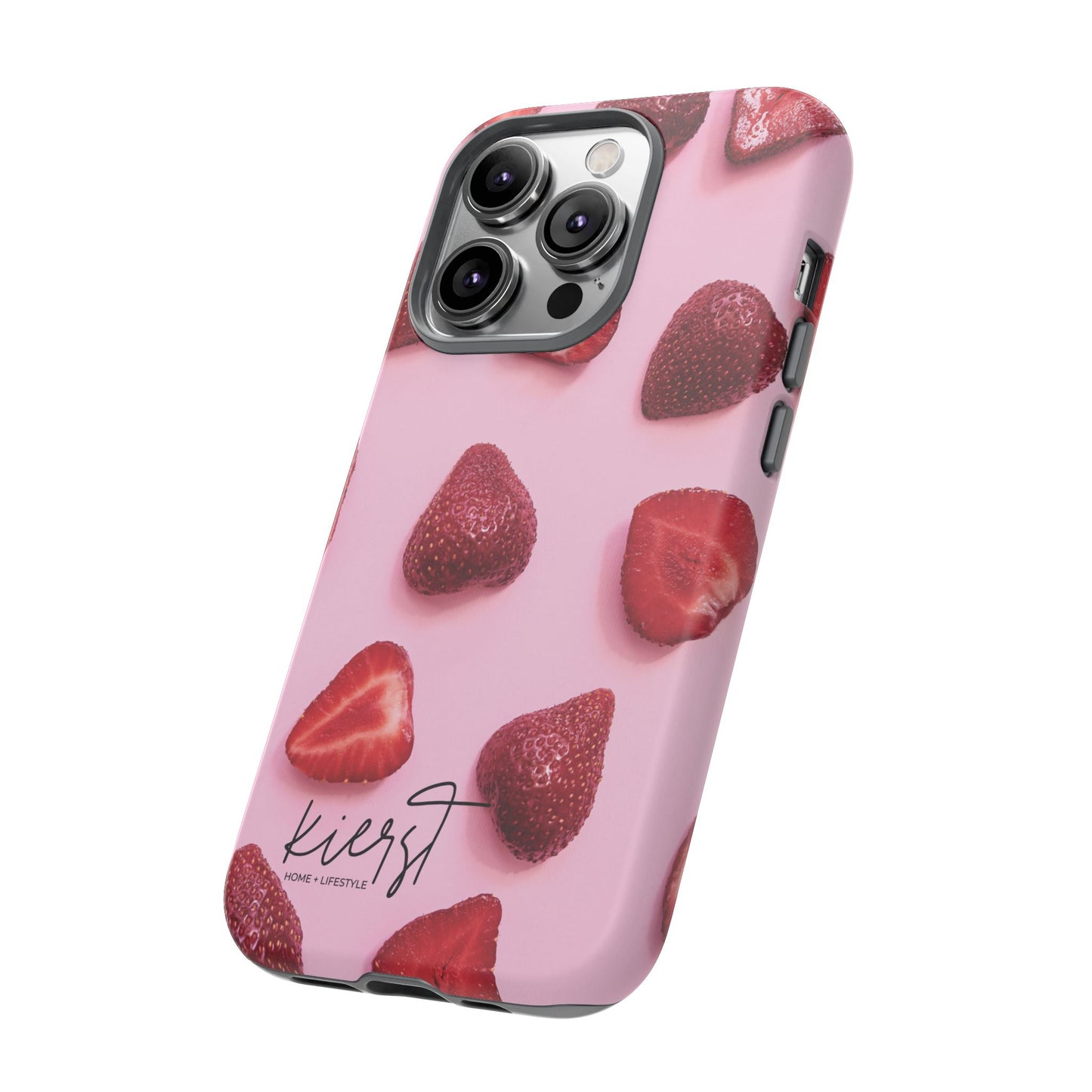 Strawberries iPhone Case | A Sweet Statement Rooted in Soft Luxury
