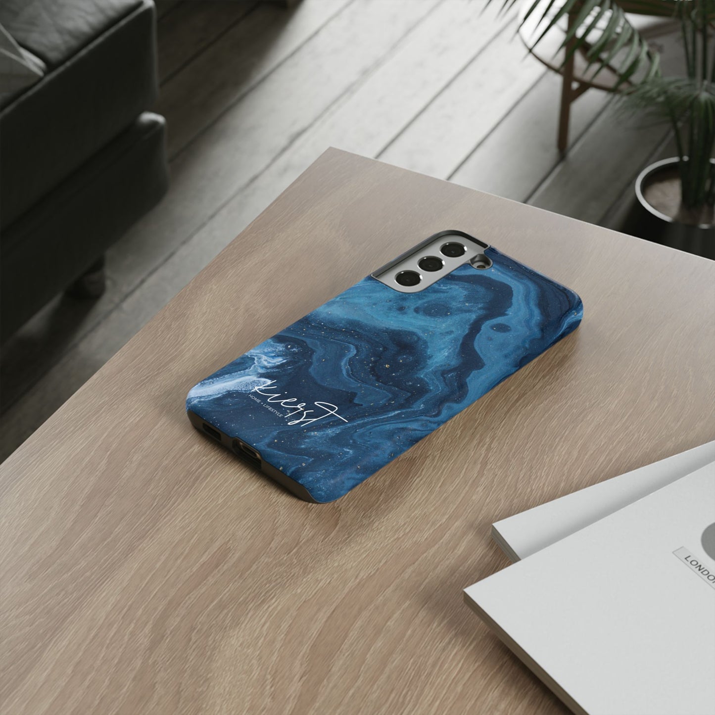 Blue Marble Samsung Galaxy Case | Deep Tones, Elevated Protection