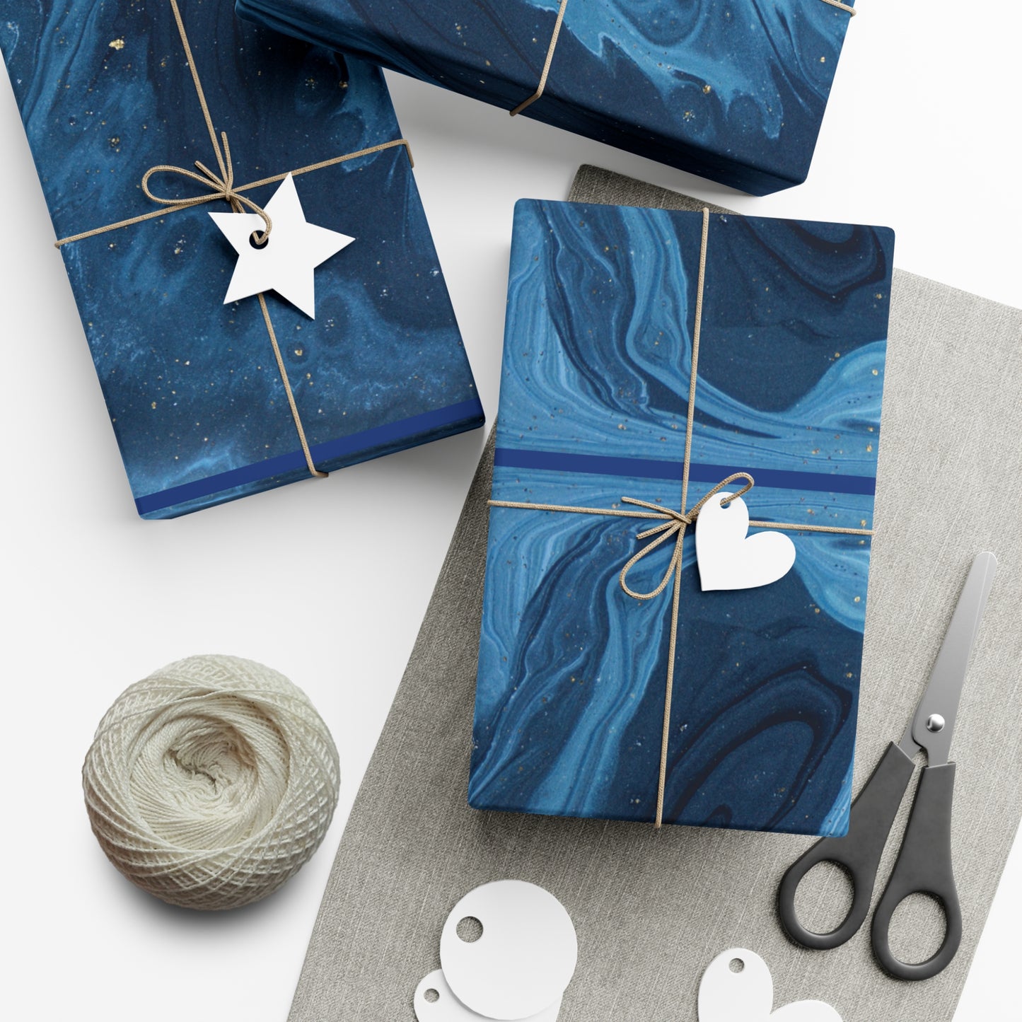 Blue Marble Gift Wrapping Paper