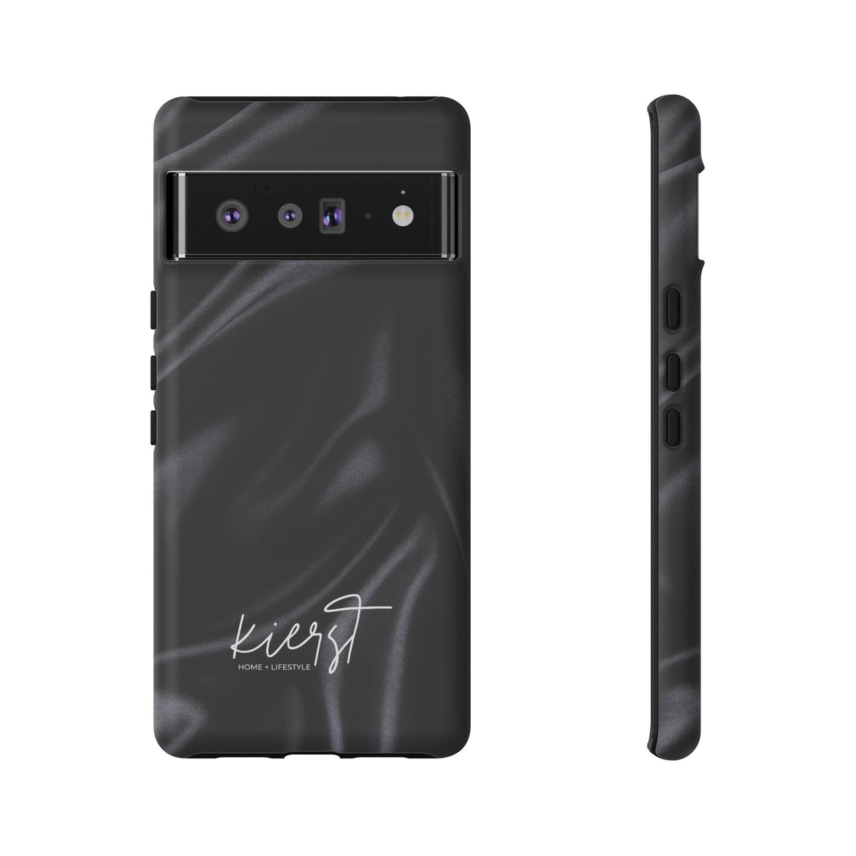 Black Silk Print Google Pixel Phone Case