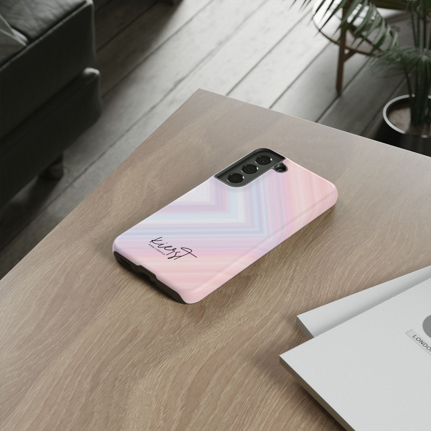 Pastel Arrows Samsung Galaxy Phone Case | Soft Geometry, Subtle Glow