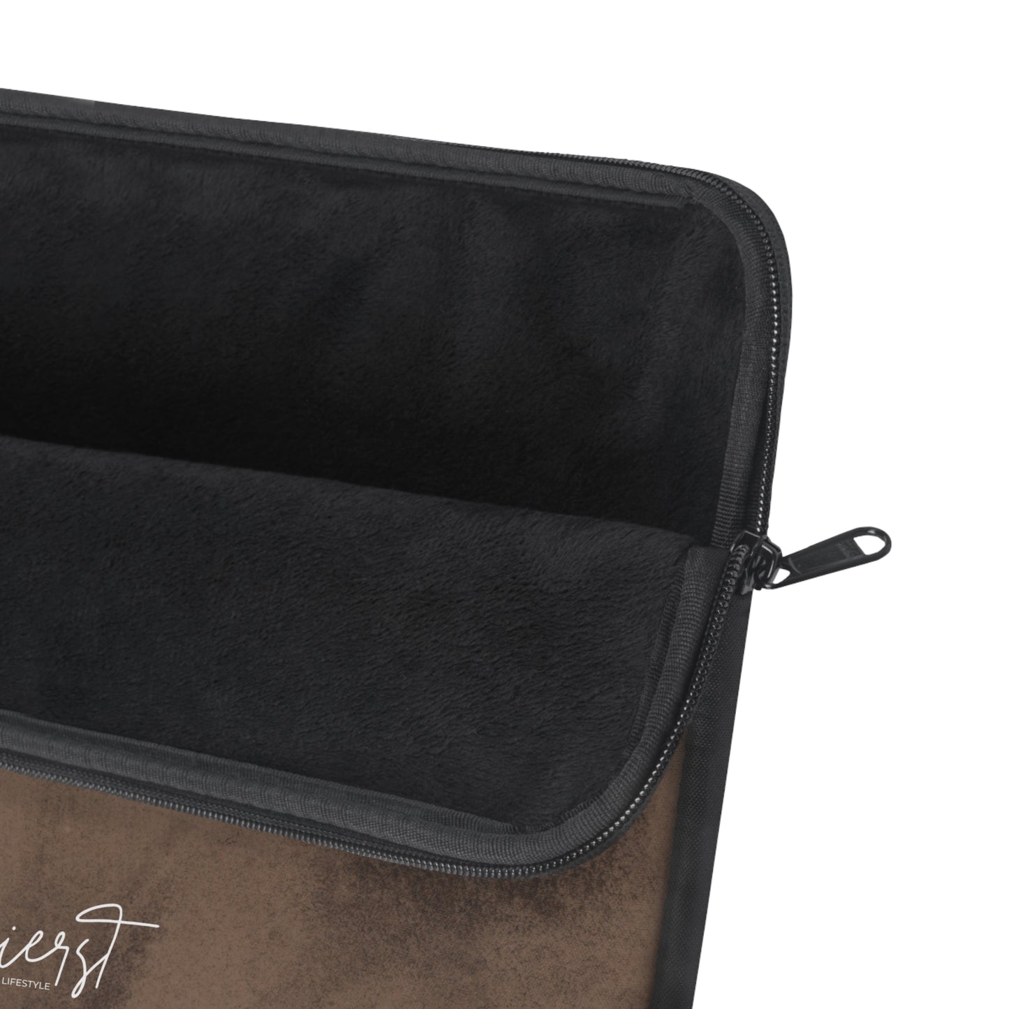 Brown Abstract Laptop Sleeve