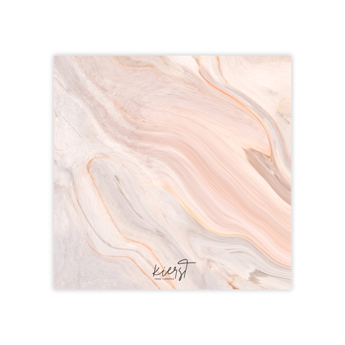 Blush Swirl Marble Post-it® Note Pad | Soft Pink Marble-Inspired Sticky Notes for Chic Desks
