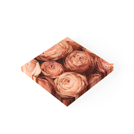 Peony Dusk Post-it® Note Pad | Warm Floral Peonies