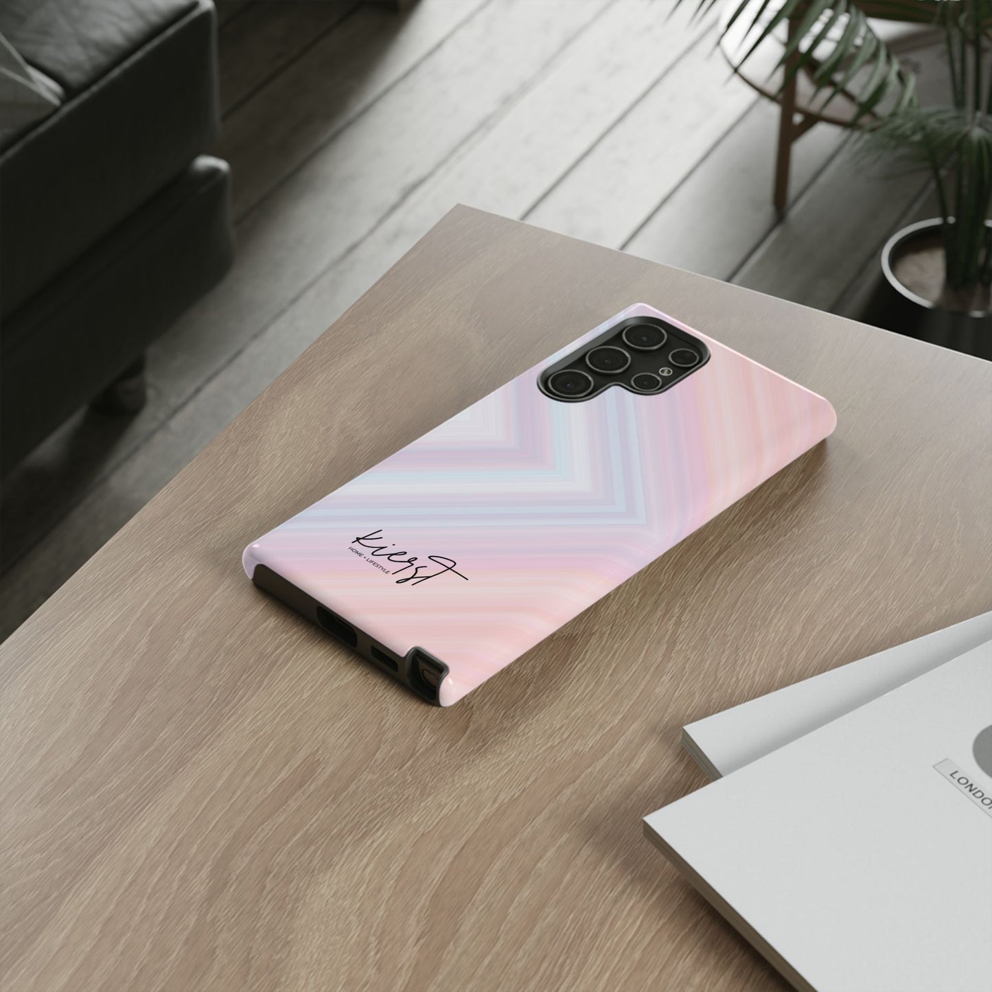 Pastel Arrows Samsung Galaxy Phone Case | Soft Geometry, Subtle Glow