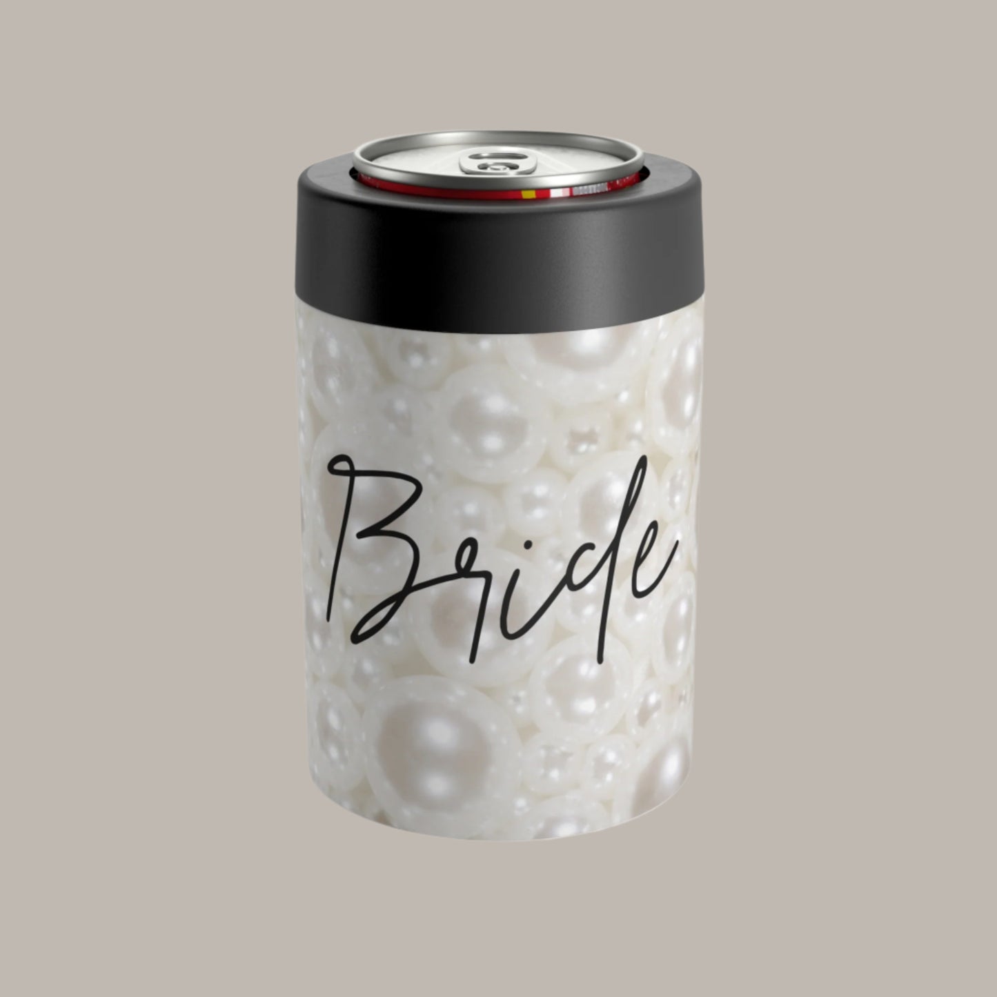 Bride on Various Pearls Can Holder | Timeless Style, Chilled to Perfection