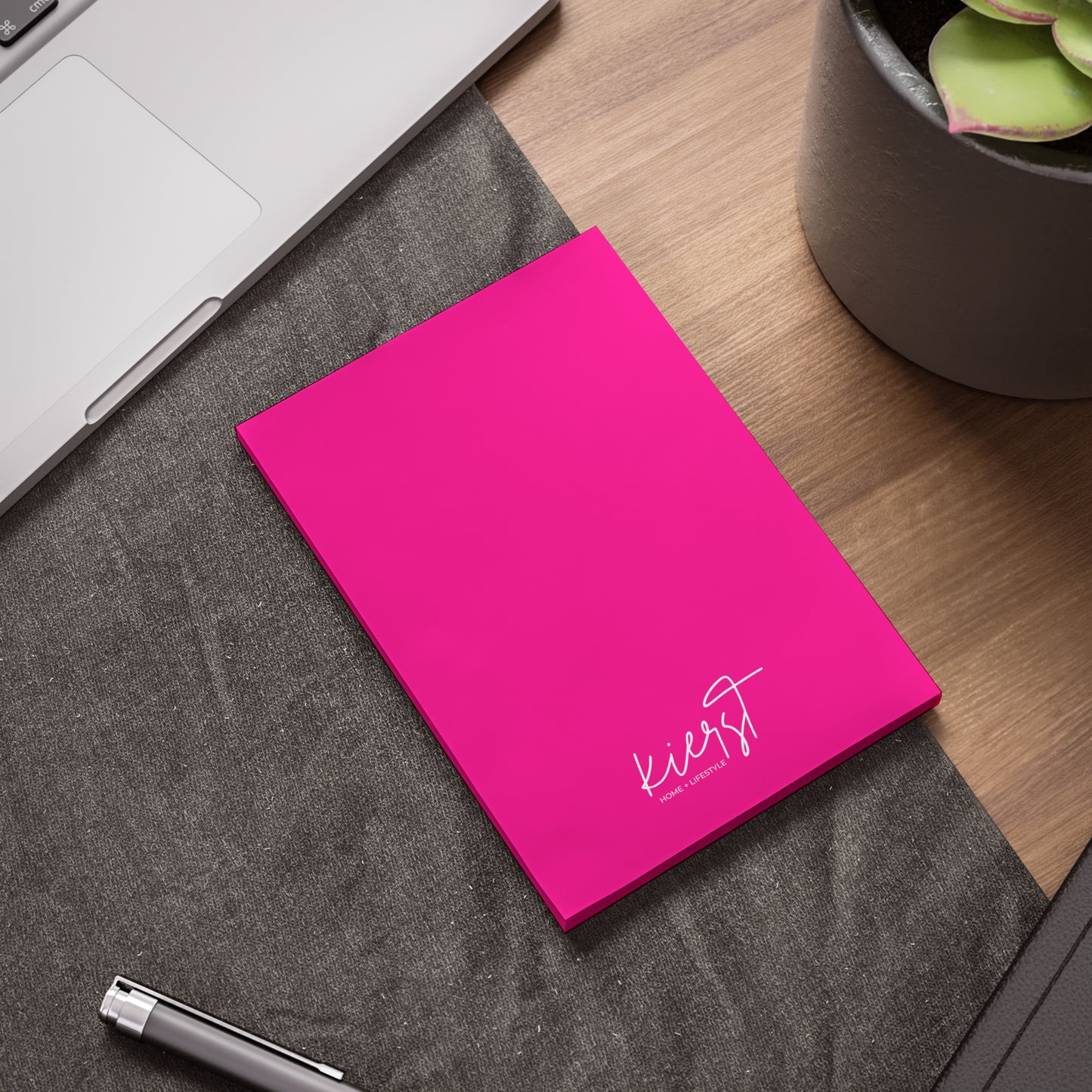 kierst Signature Hot Pink Post-it® Note Pad | Vibrant Sticky Notes for Bold Desks