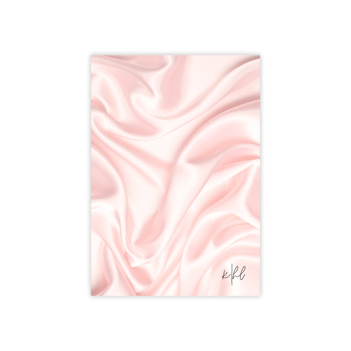 Pink Silk Striped Post-it® Note Pad