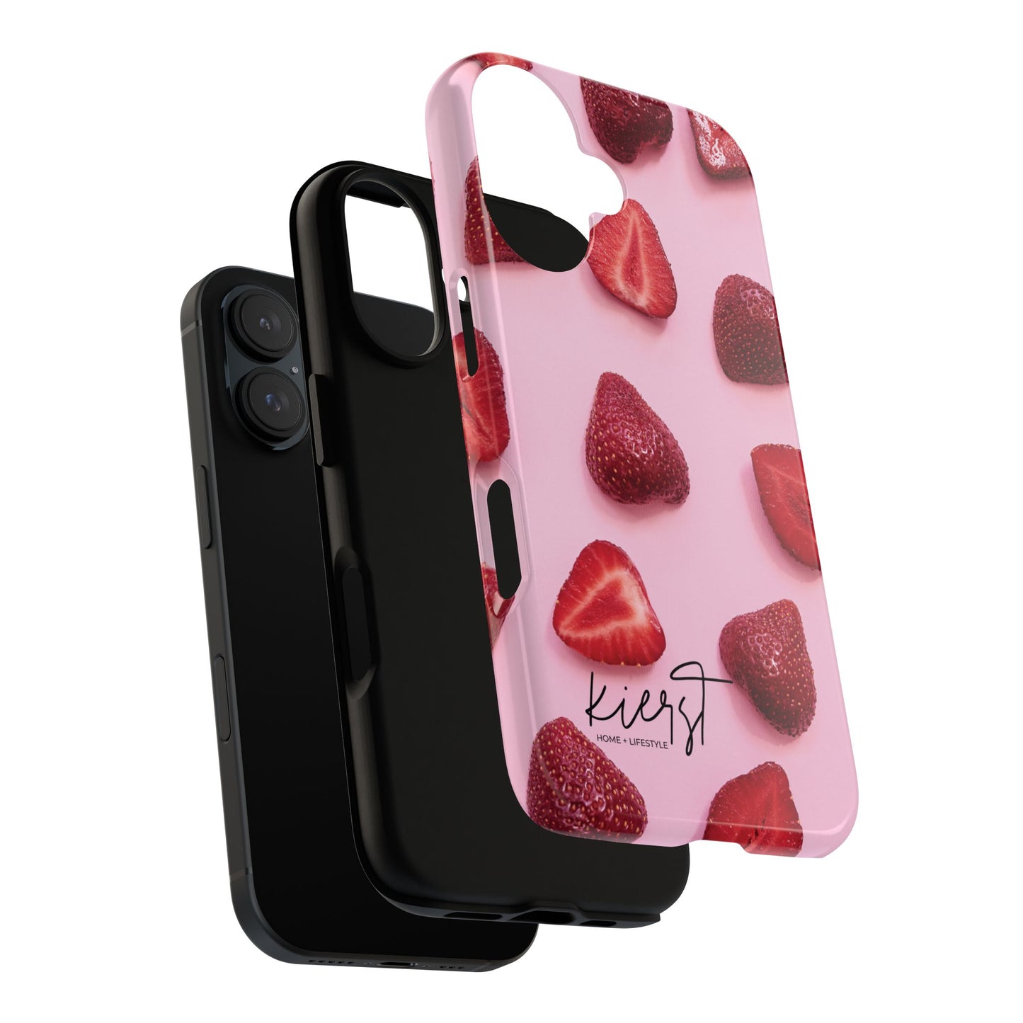 Strawberries iPhone Case | A Sweet Statement Rooted in Soft Luxury
