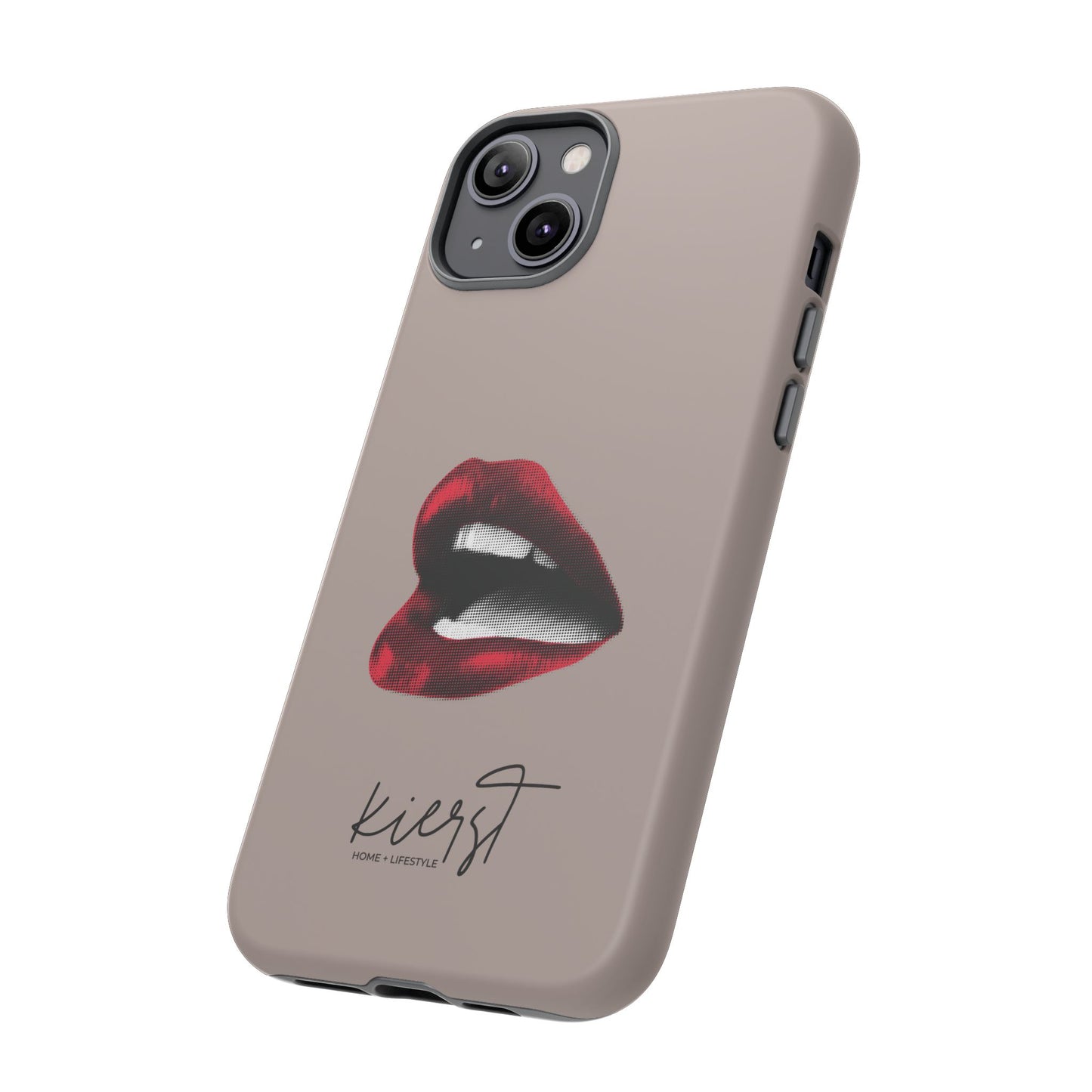Retro Red Lips iPhone Case | Pop Art Meets Polished