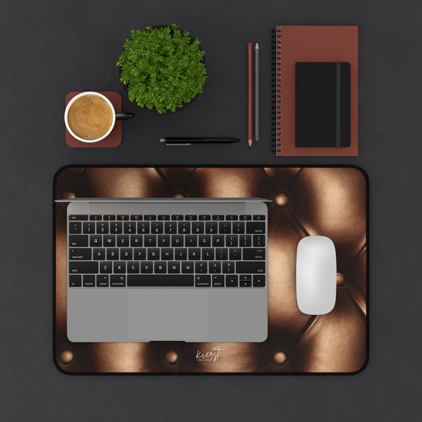 Bronze Toufted Desk Mat