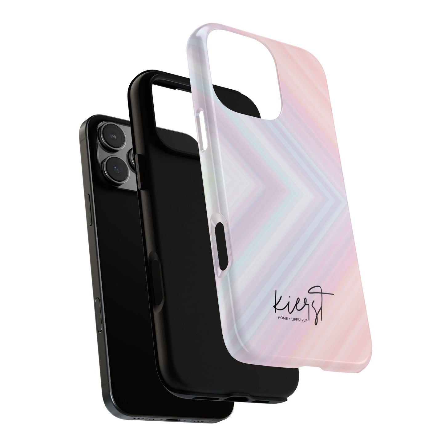 Pastel Arrows iPhone Case | Light layers, quiet movement