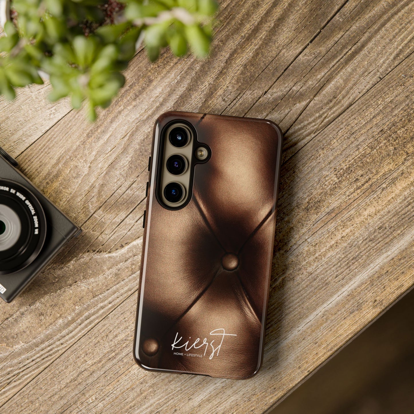 Bronze Tufted Print Samsung Galaxy Phone Case