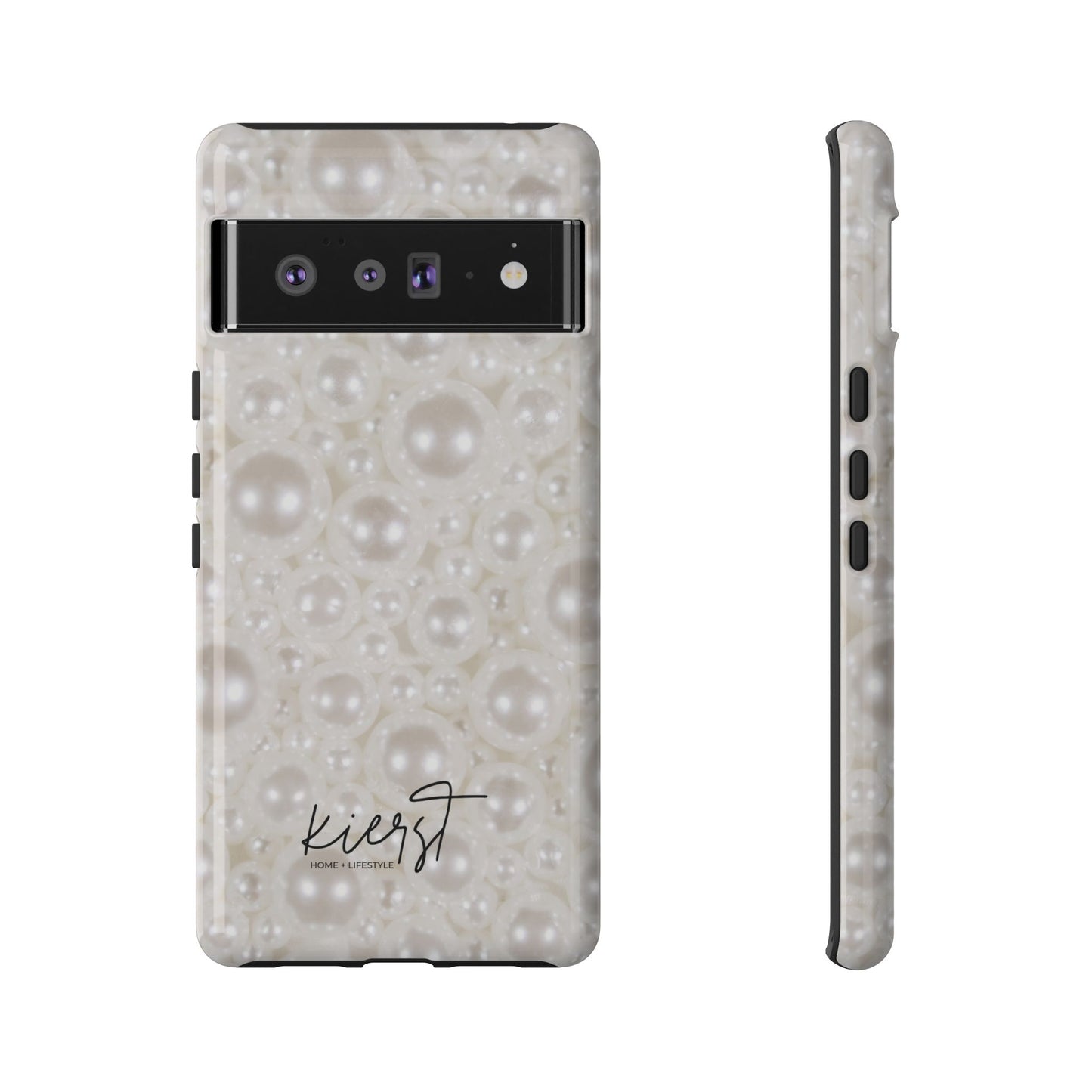 Various Pearls Google Pixel Case | Refined Shine Everyday Style