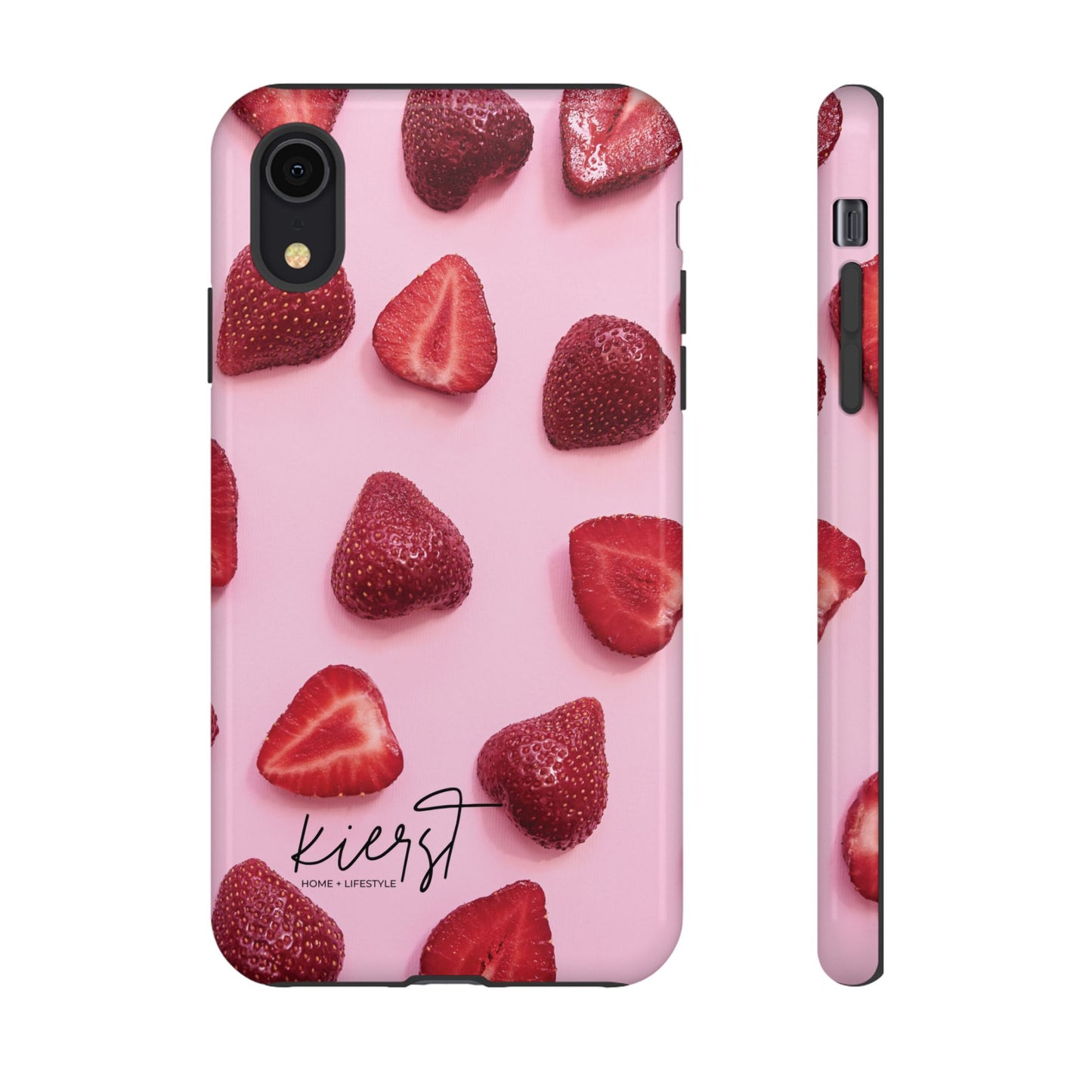 Strawberries iPhone Case | A Sweet Statement Rooted in Soft Luxury