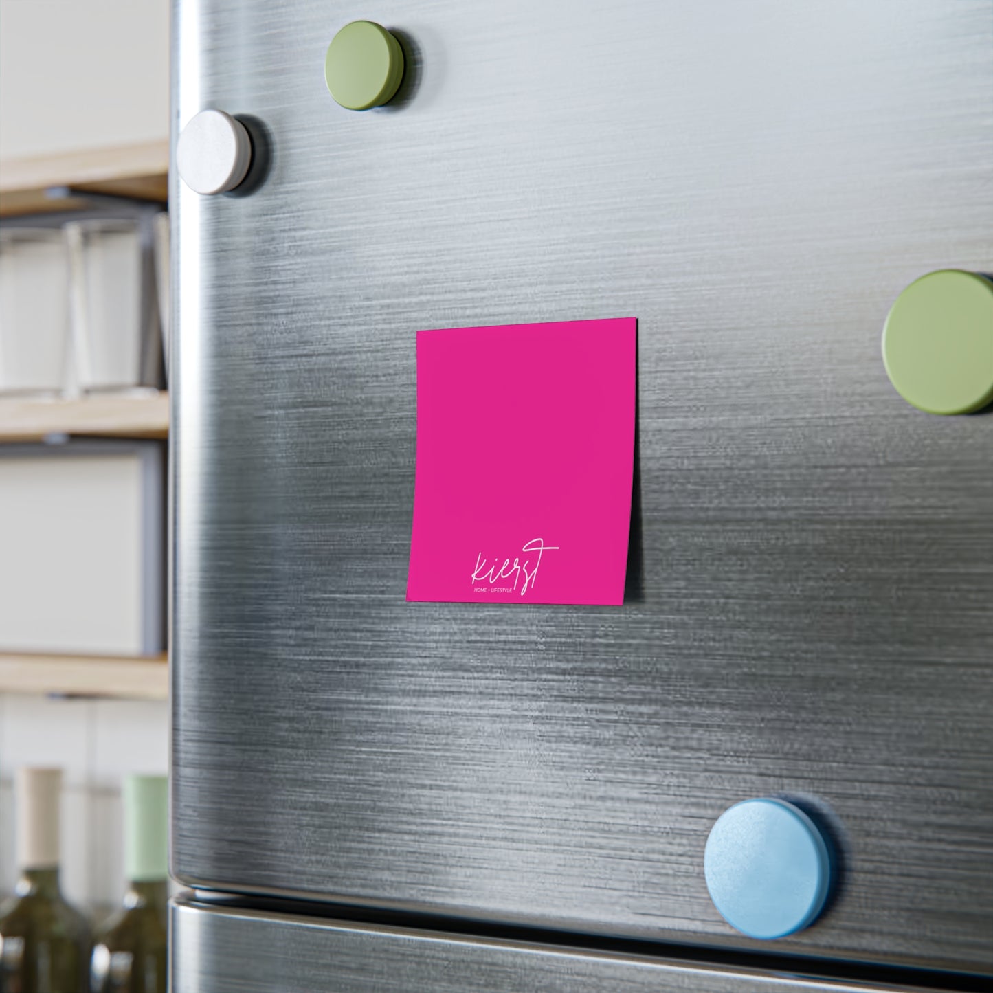kierst Signature Hot Pink Post-it® Note Pad | Vibrant Sticky Notes for Bold Desks