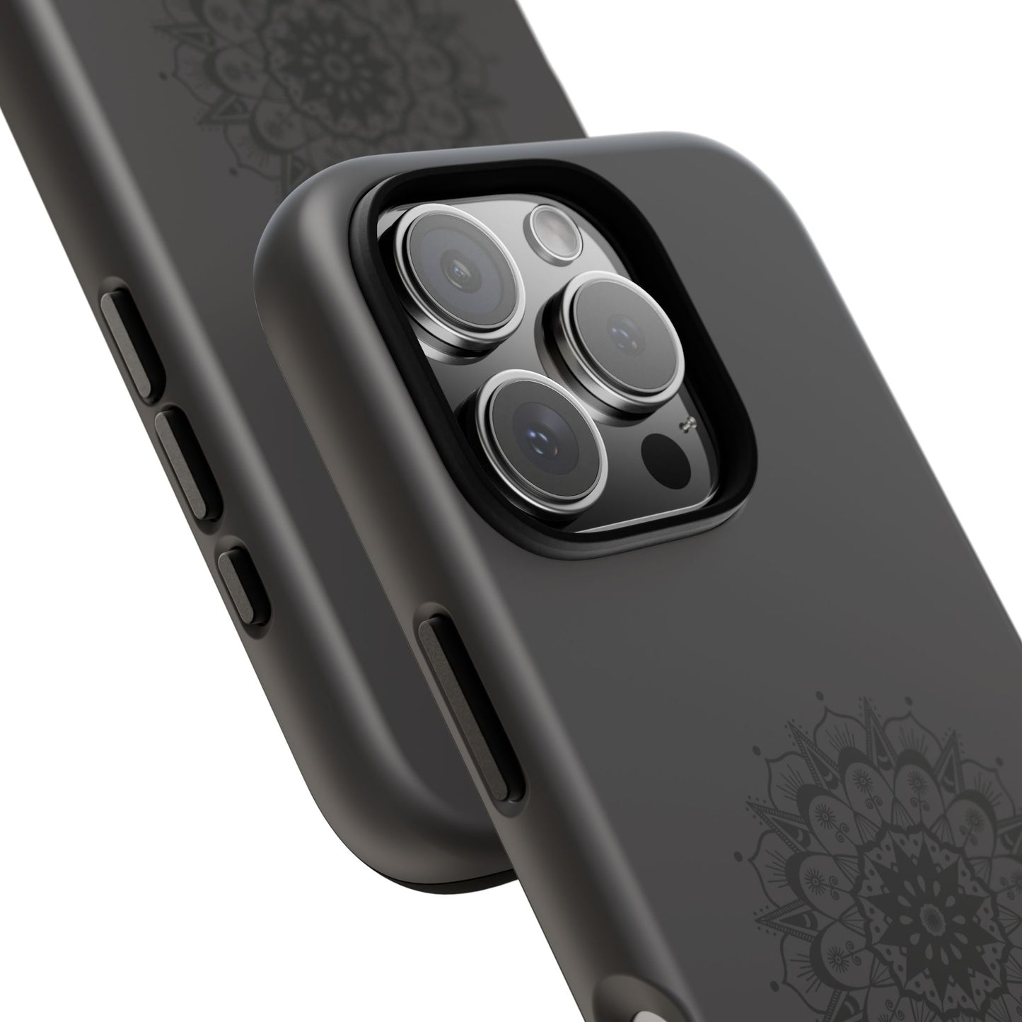 Black Mandala iPhone Case | Refined Calm in Every Curve