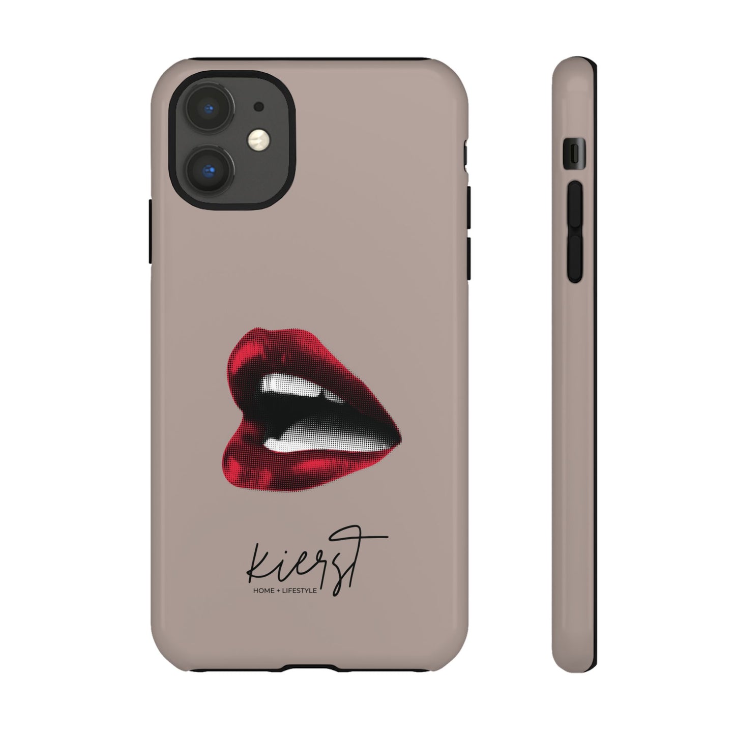Retro Red Lips iPhone Case | Pop Art Meets Polished